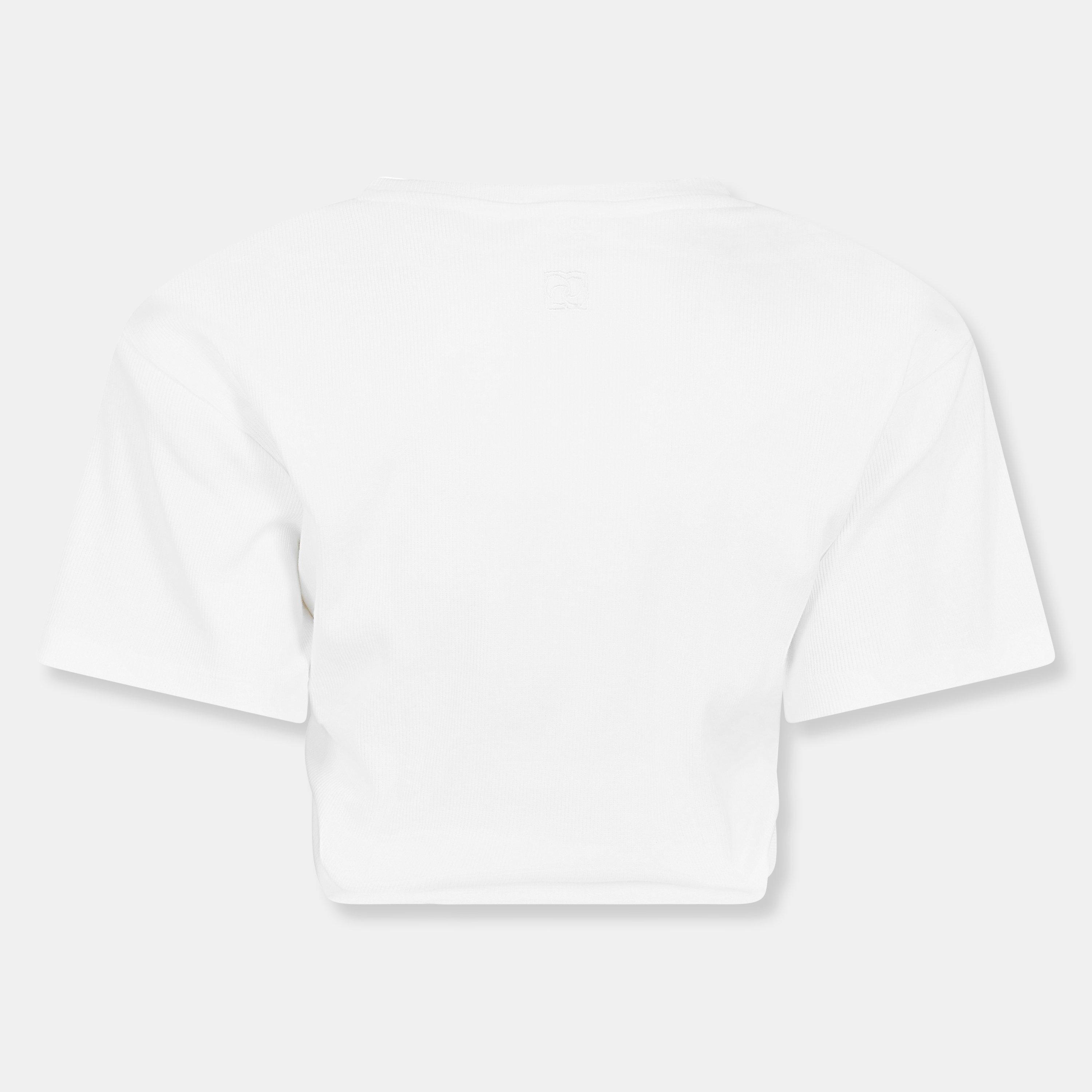 Cream - Magda Butrym - Women's Knot Cropped Crop Top - 2