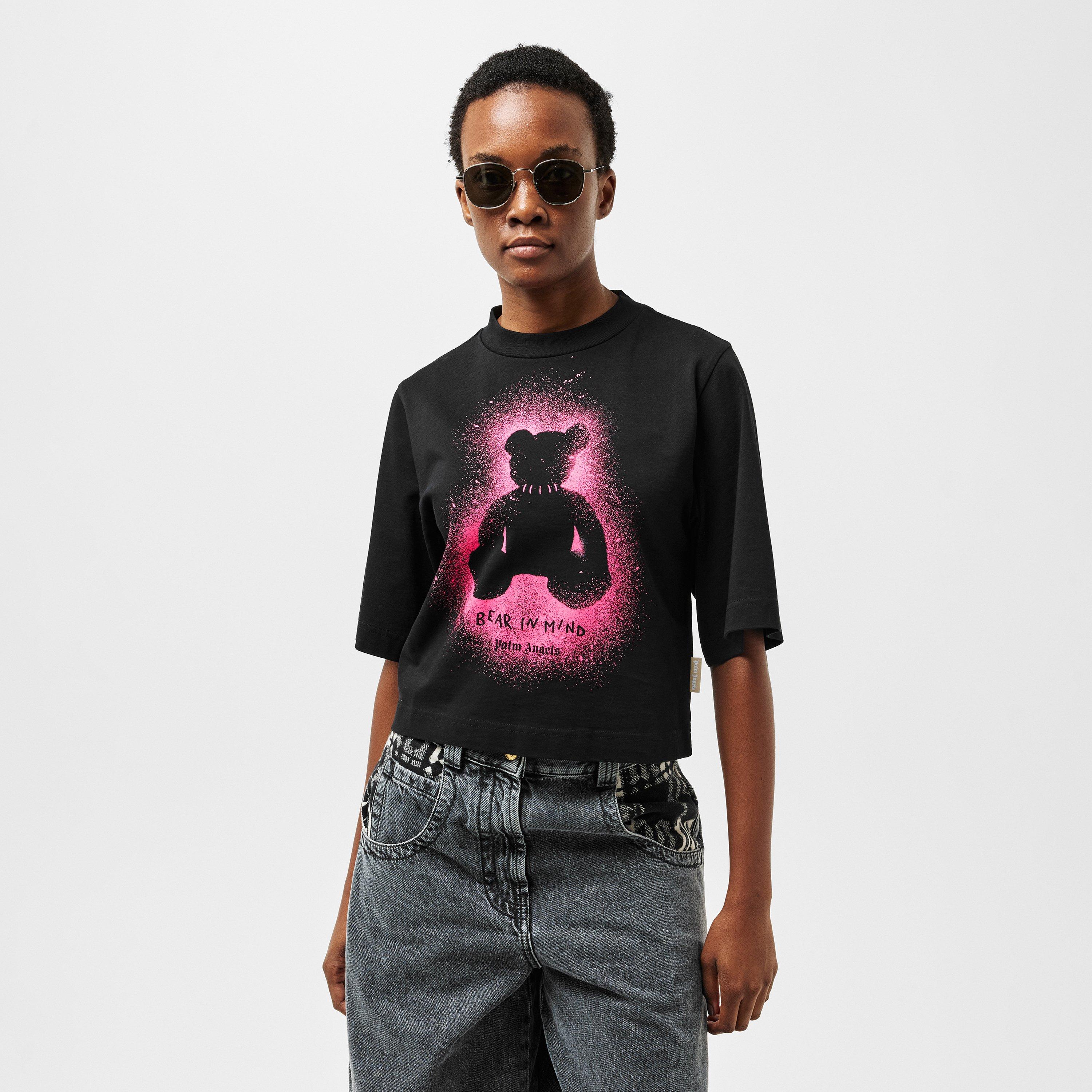 Black - Palm Angels - Women's Spray Crop Top - 3