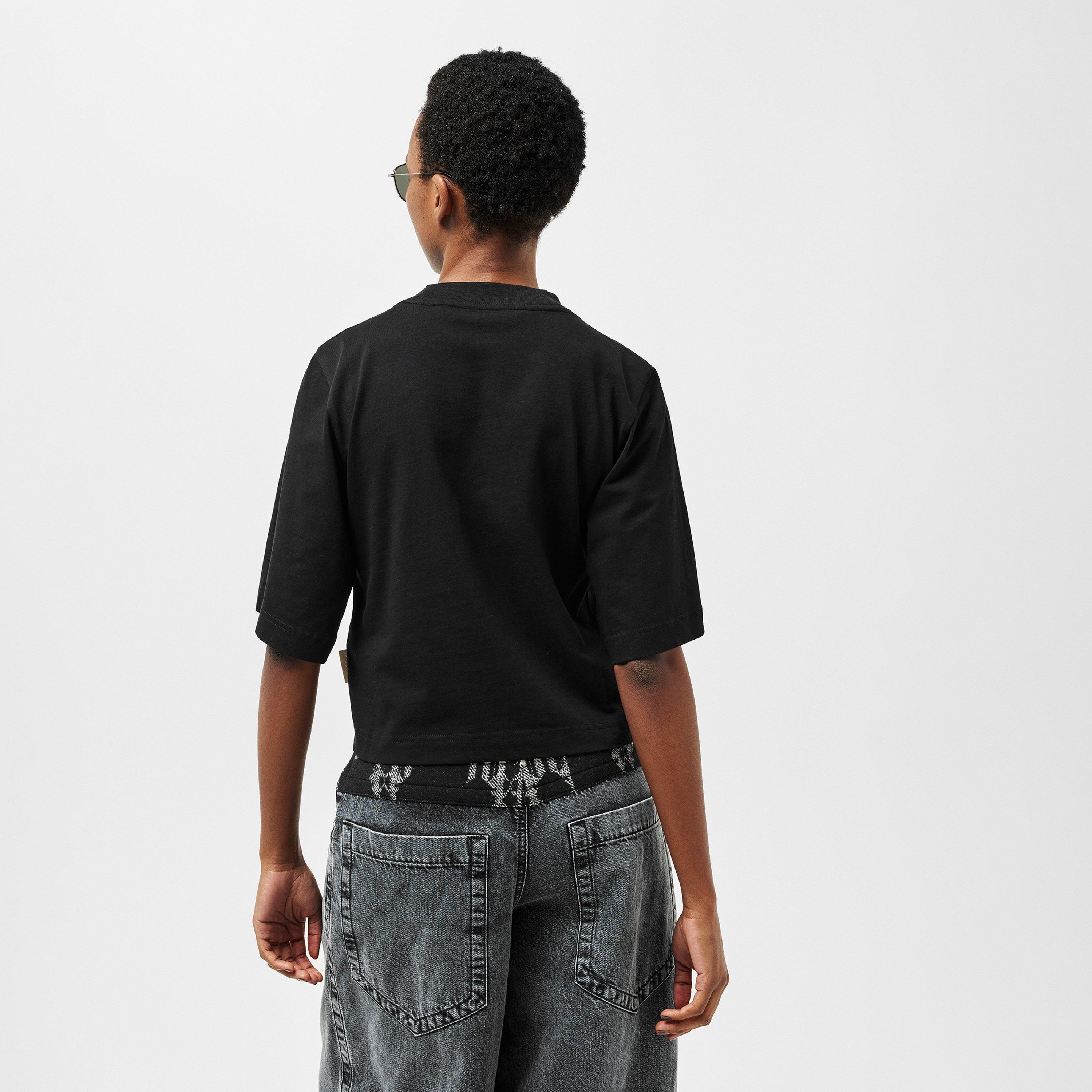 Black - Palm Angels - Women's Spray Crop Top - 4