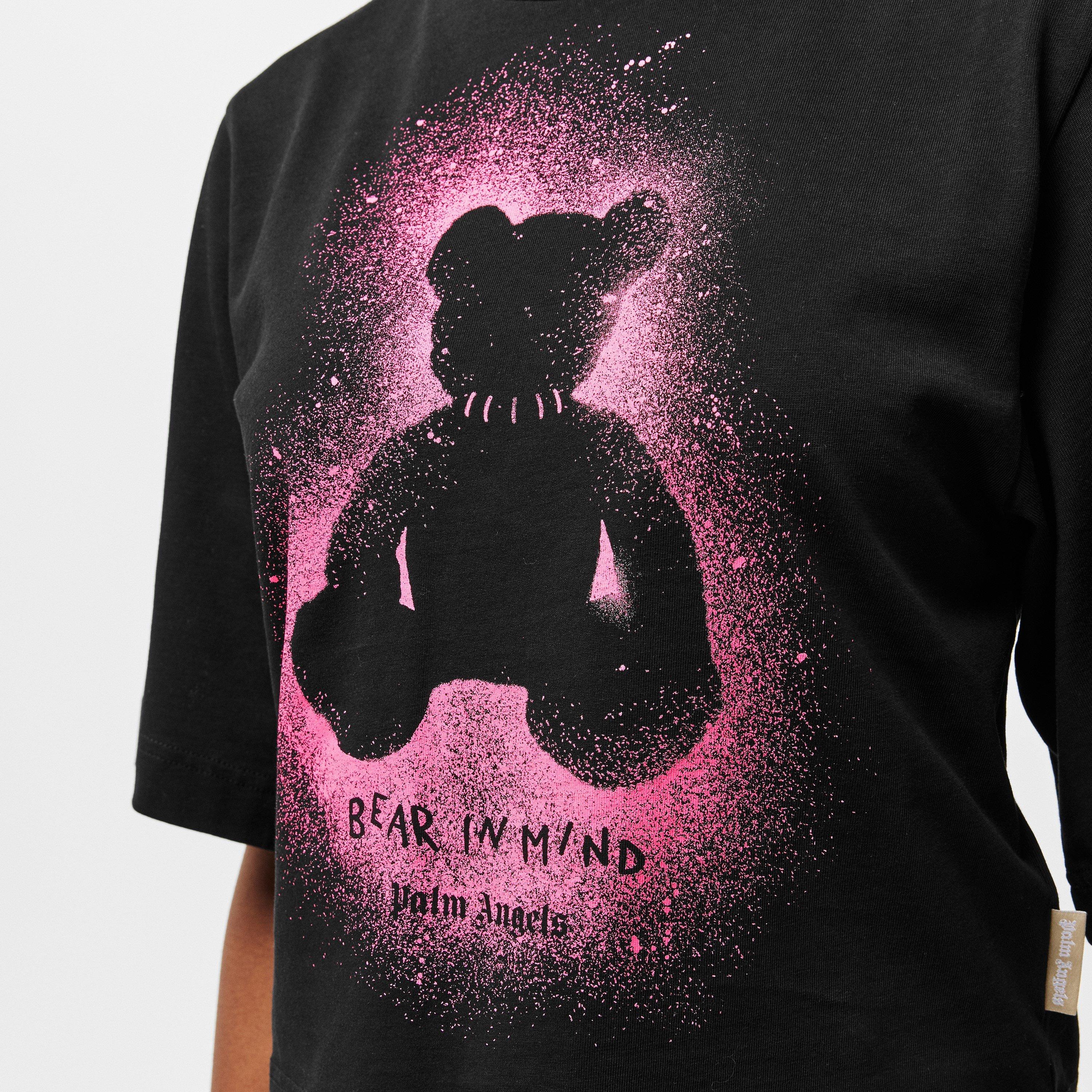 Black - Palm Angels - Women's Spray Crop Top - 5