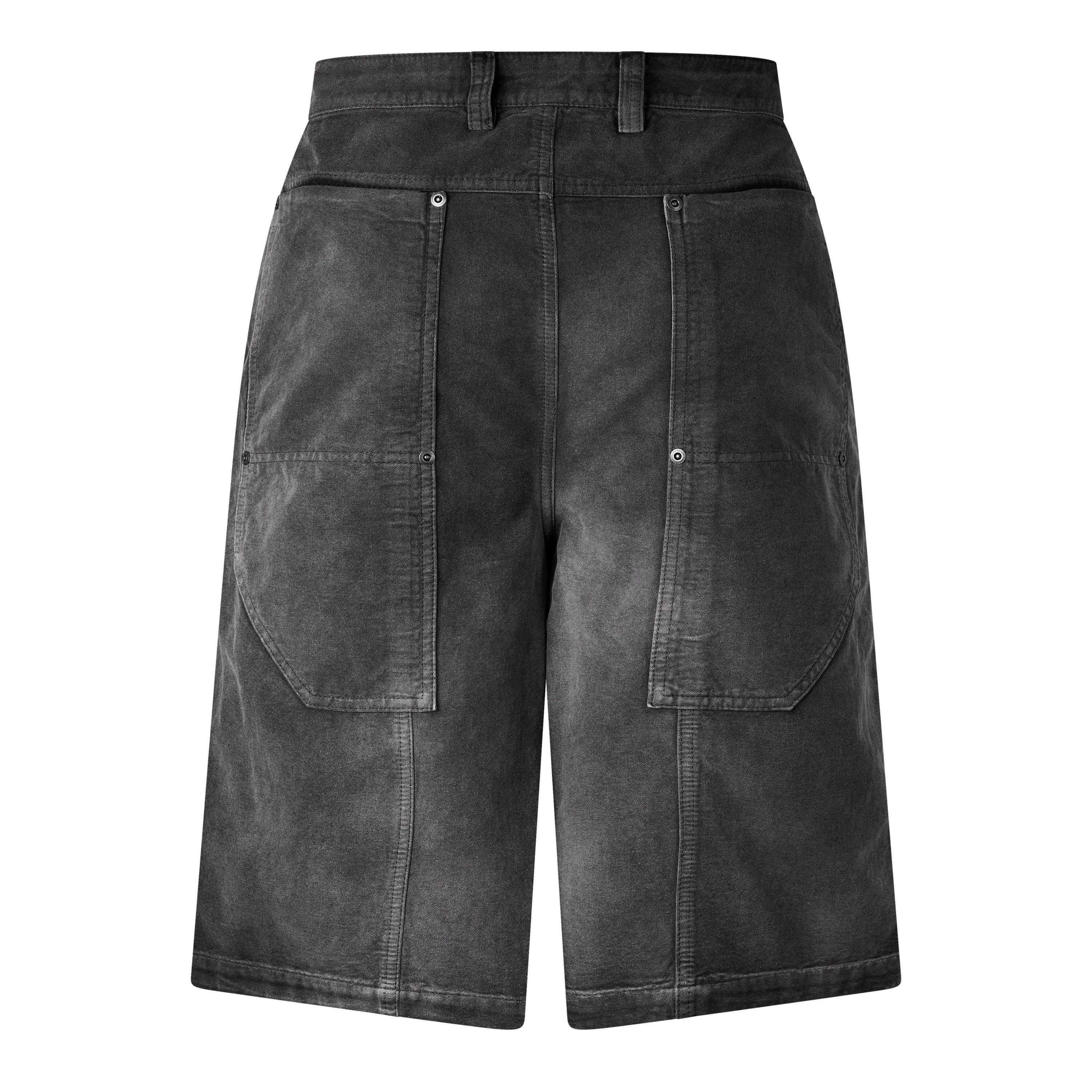 Black 0001 - Off White - Men's Denim Shorts - 2