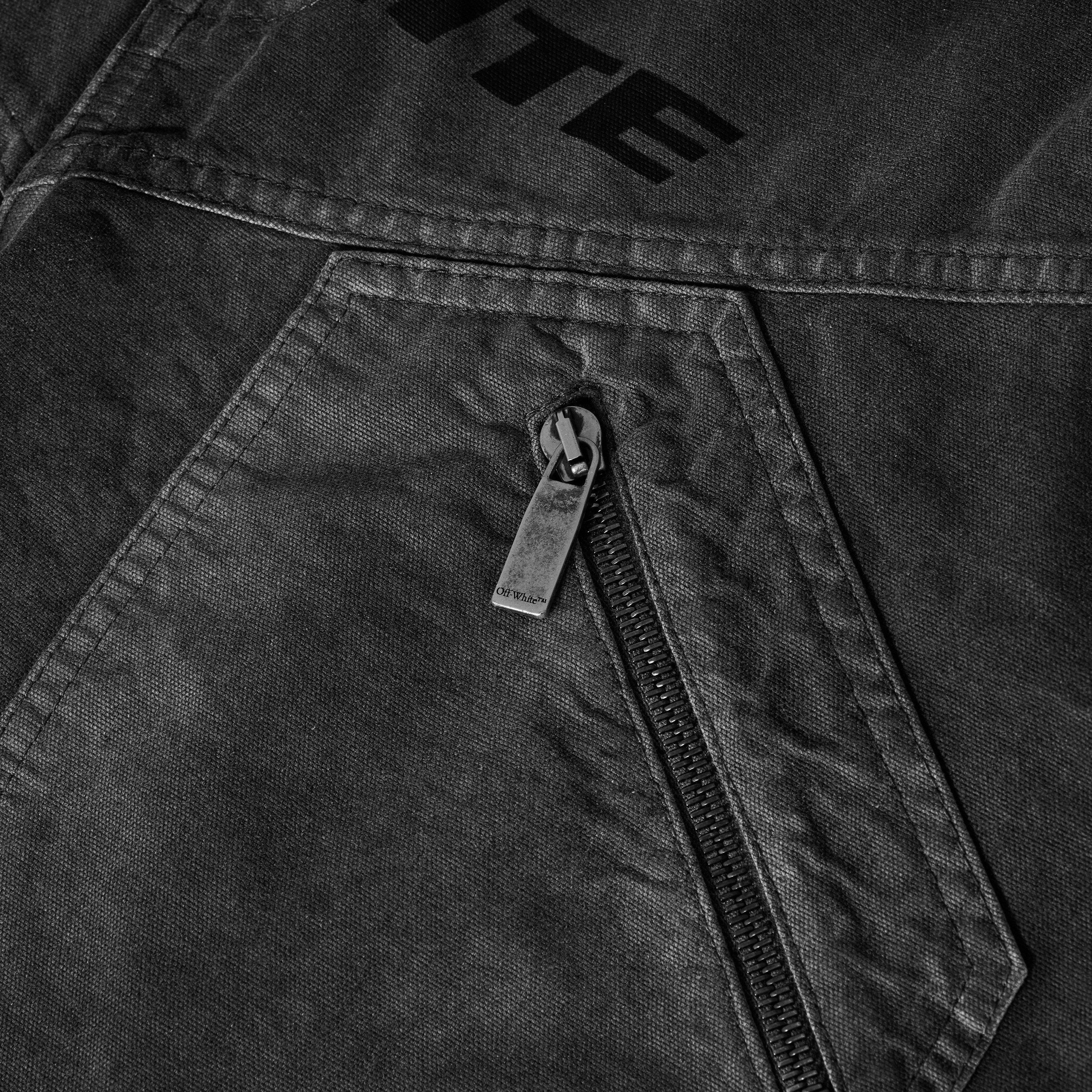 Black 0001 - Off White - Men's Denim Shorts - 3