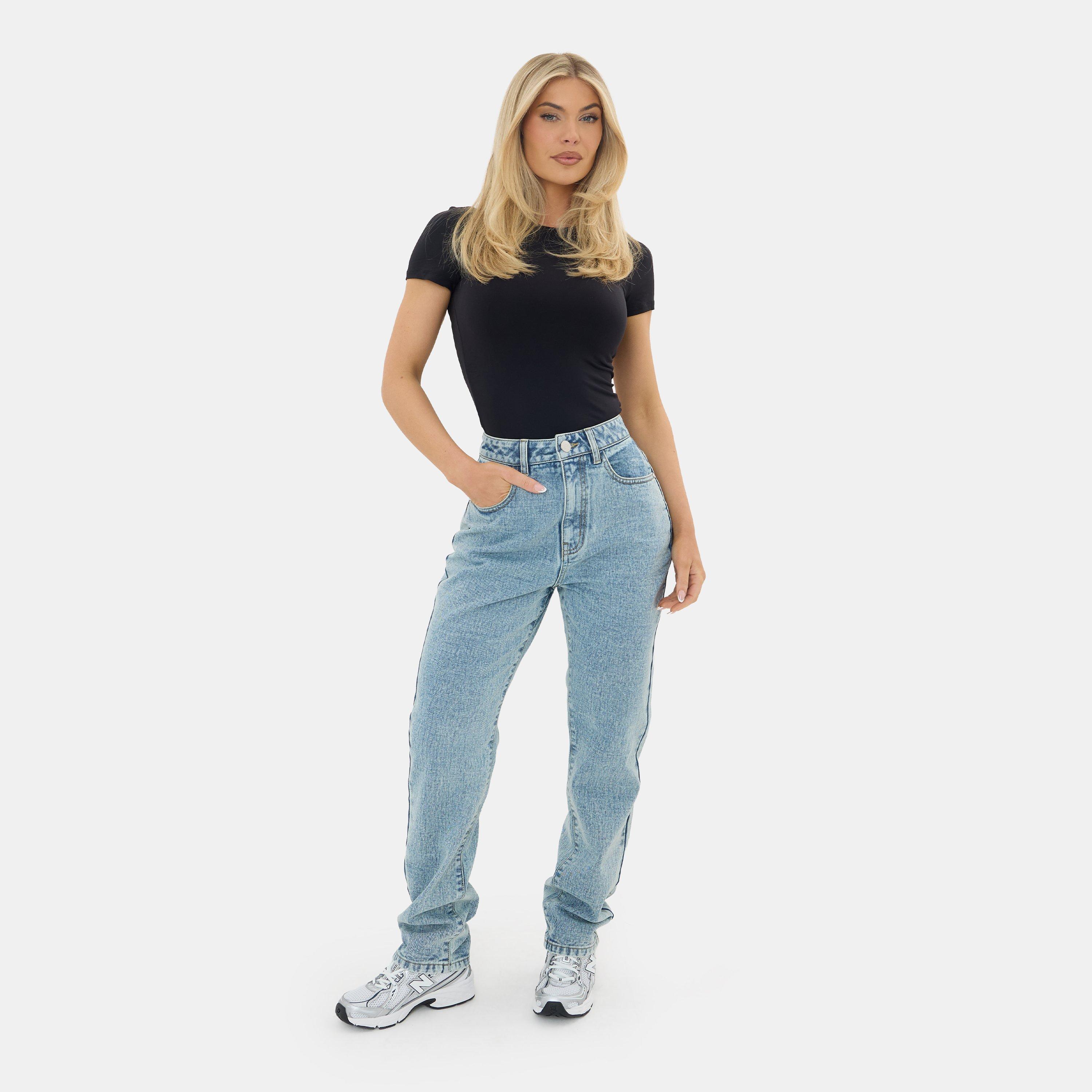 Mid Wash - I Saw It First - Straight Leg Jean - 6