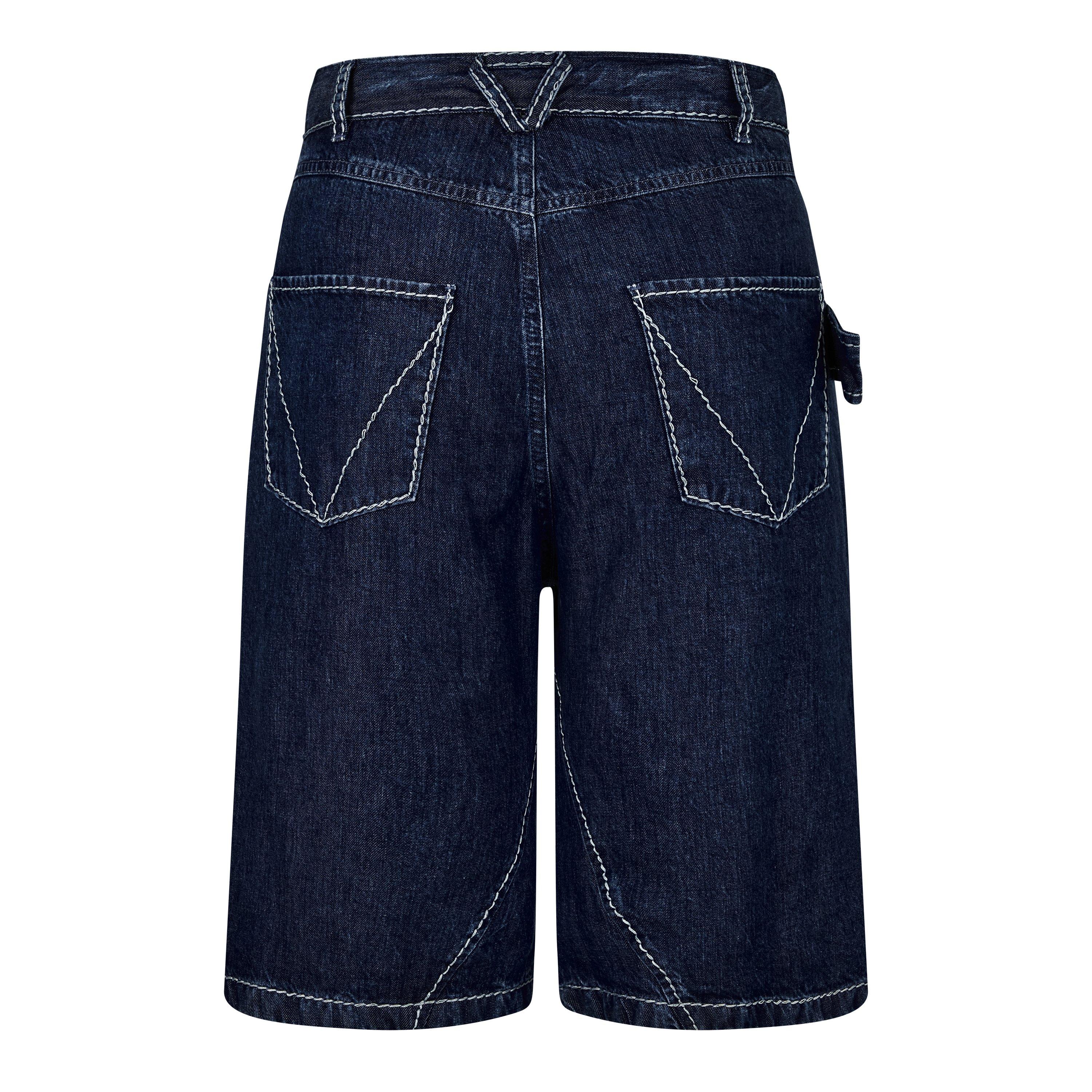 Med Blue Denim - Bottega Veneta - Men's Denim Shorts - 2