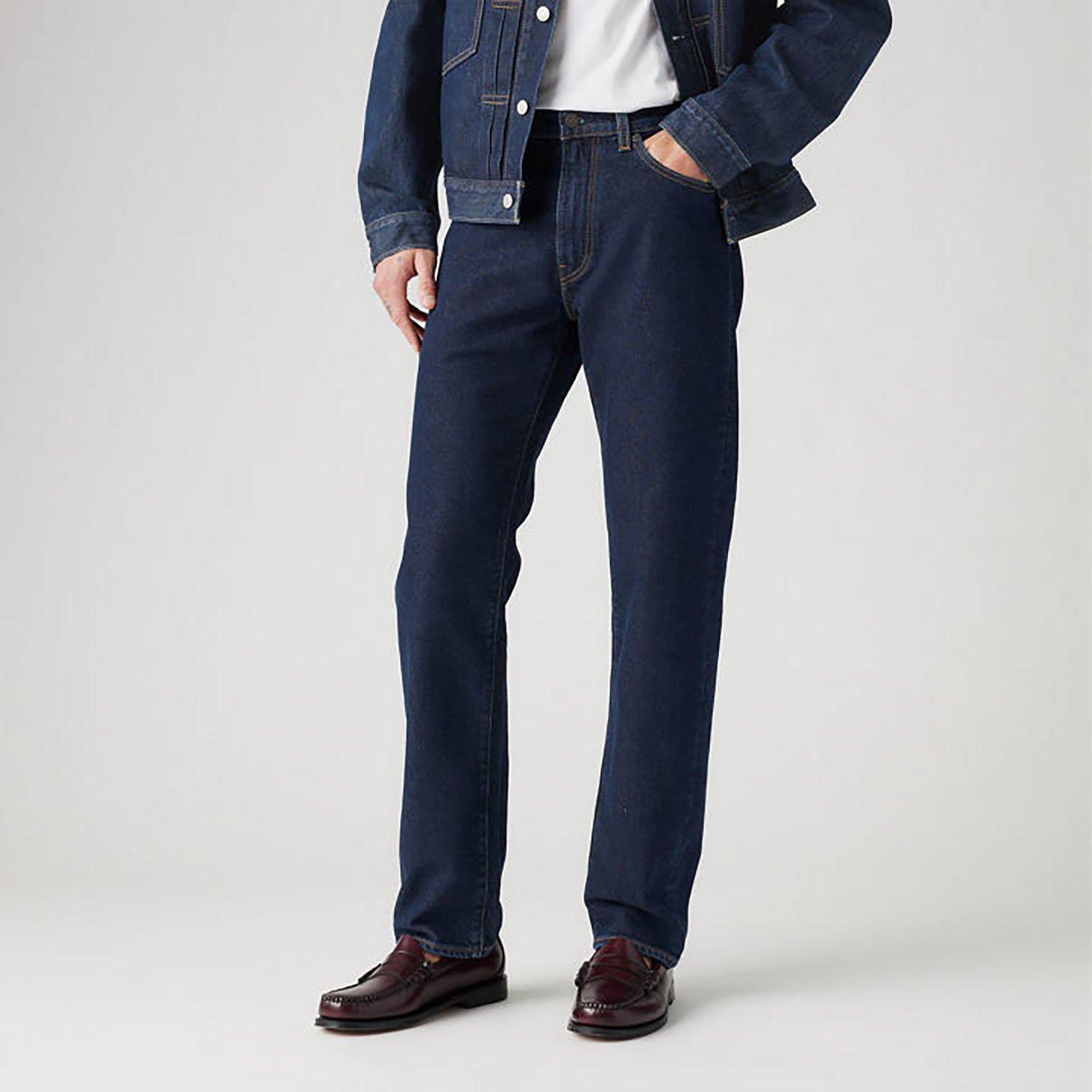Blue - Levis - Men's 505 Deepest Blue Straight Leg Jeans - 2
