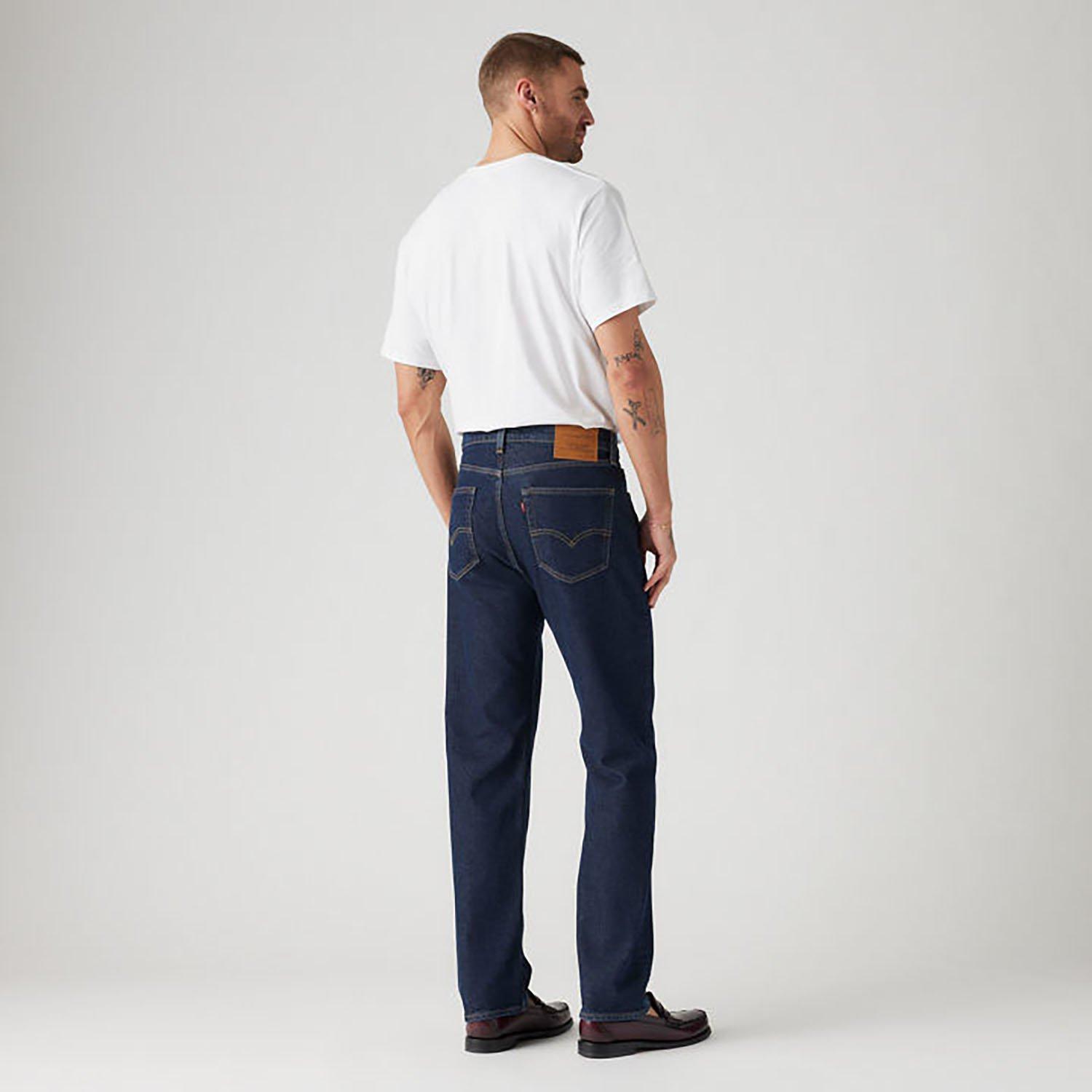 Blue - Levis - Men's 505 Deepest Blue Straight Leg Jeans - 4