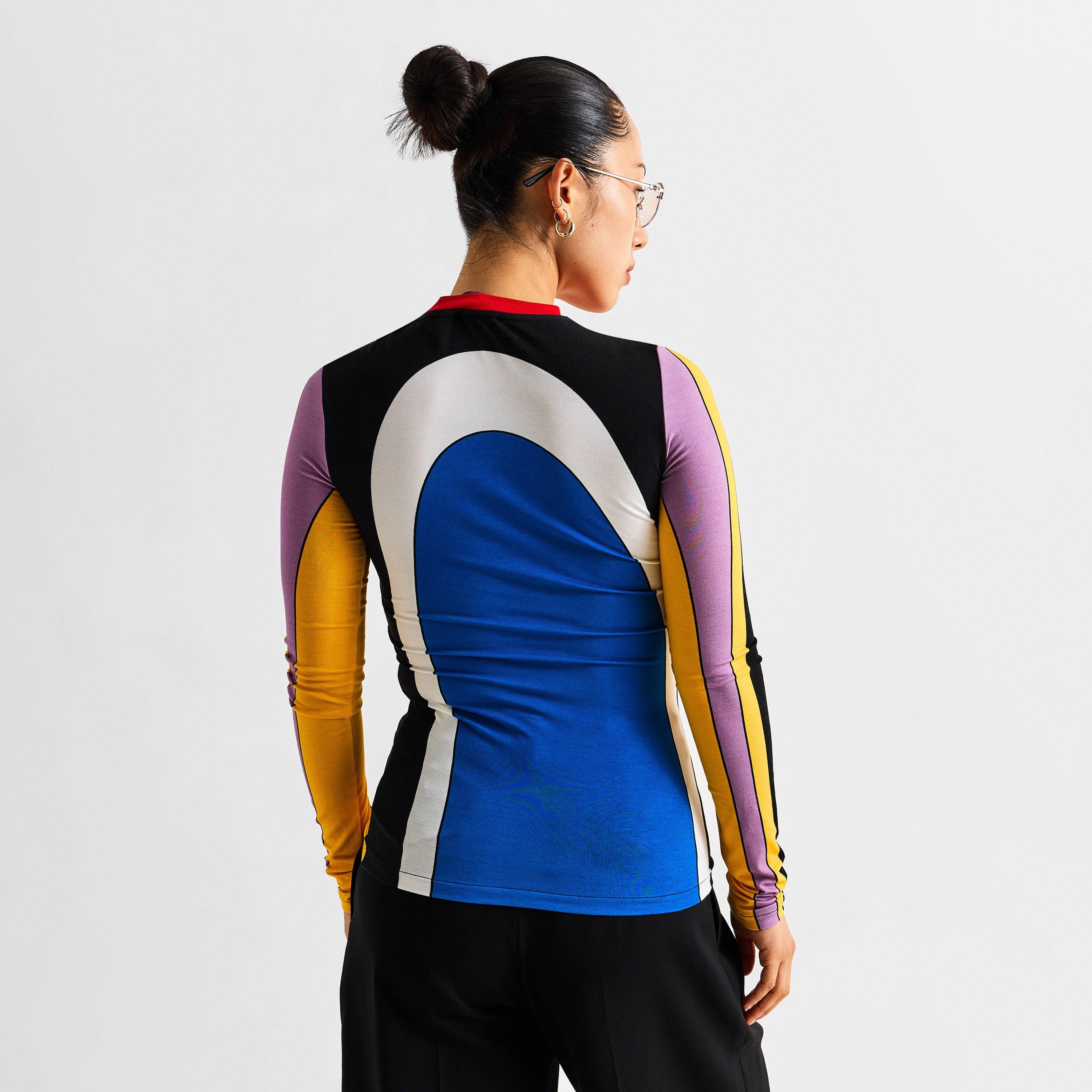 Multi - Jean Paul Gaultier - Women's LS Body Map Long Sleeve T-Shirt - 4