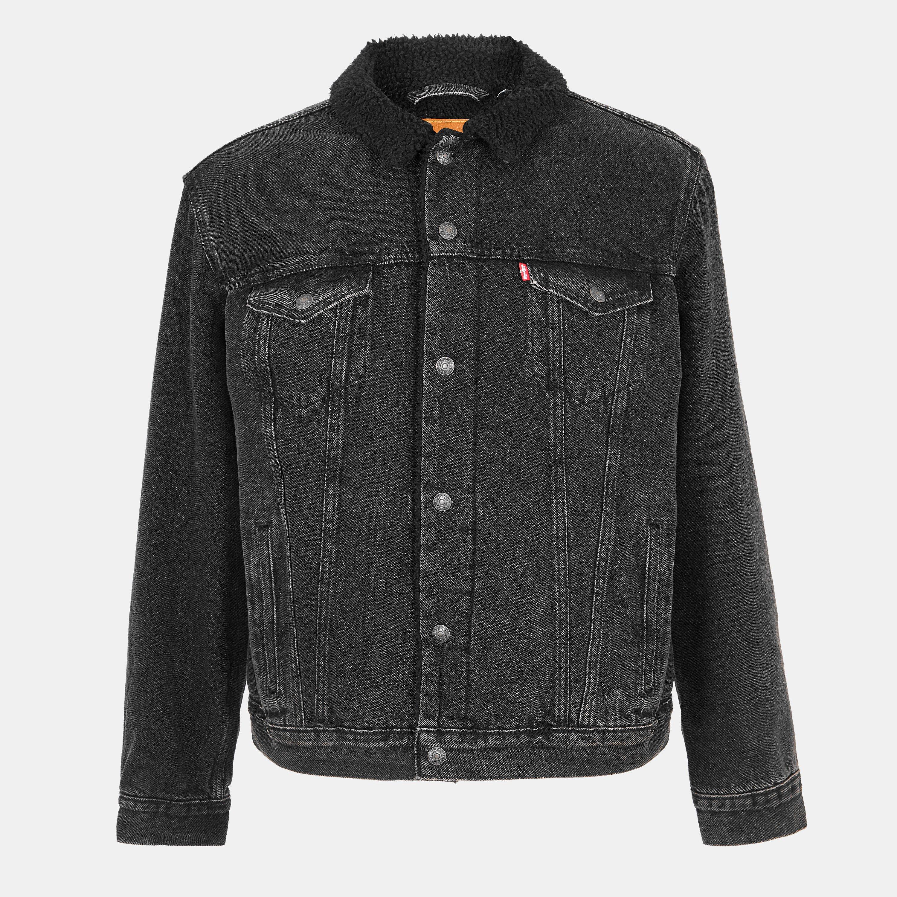 Levis Men's Type 3 Sherpa Cotton Mix Long Sleeve Denim Jacket - Built To Last - S