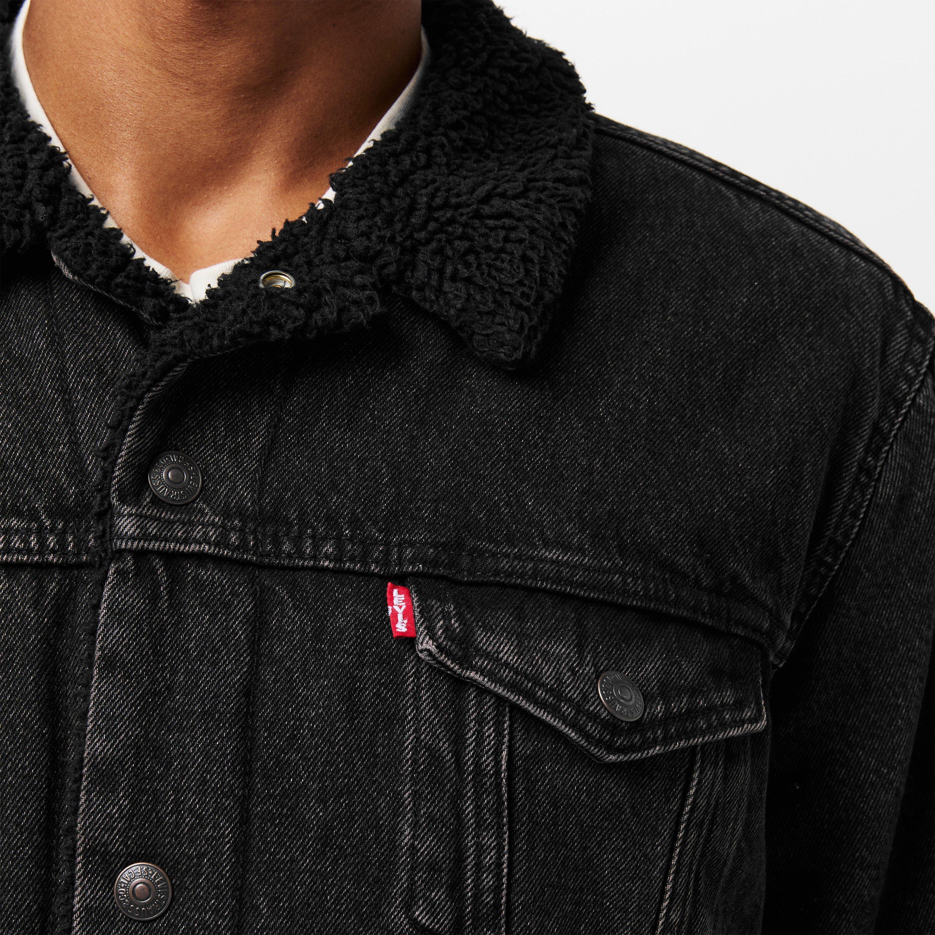 Built To Last - Levis - Men's Type 3 Sherpa Cotton Mix Long Sleeve Denim Jacket - 5