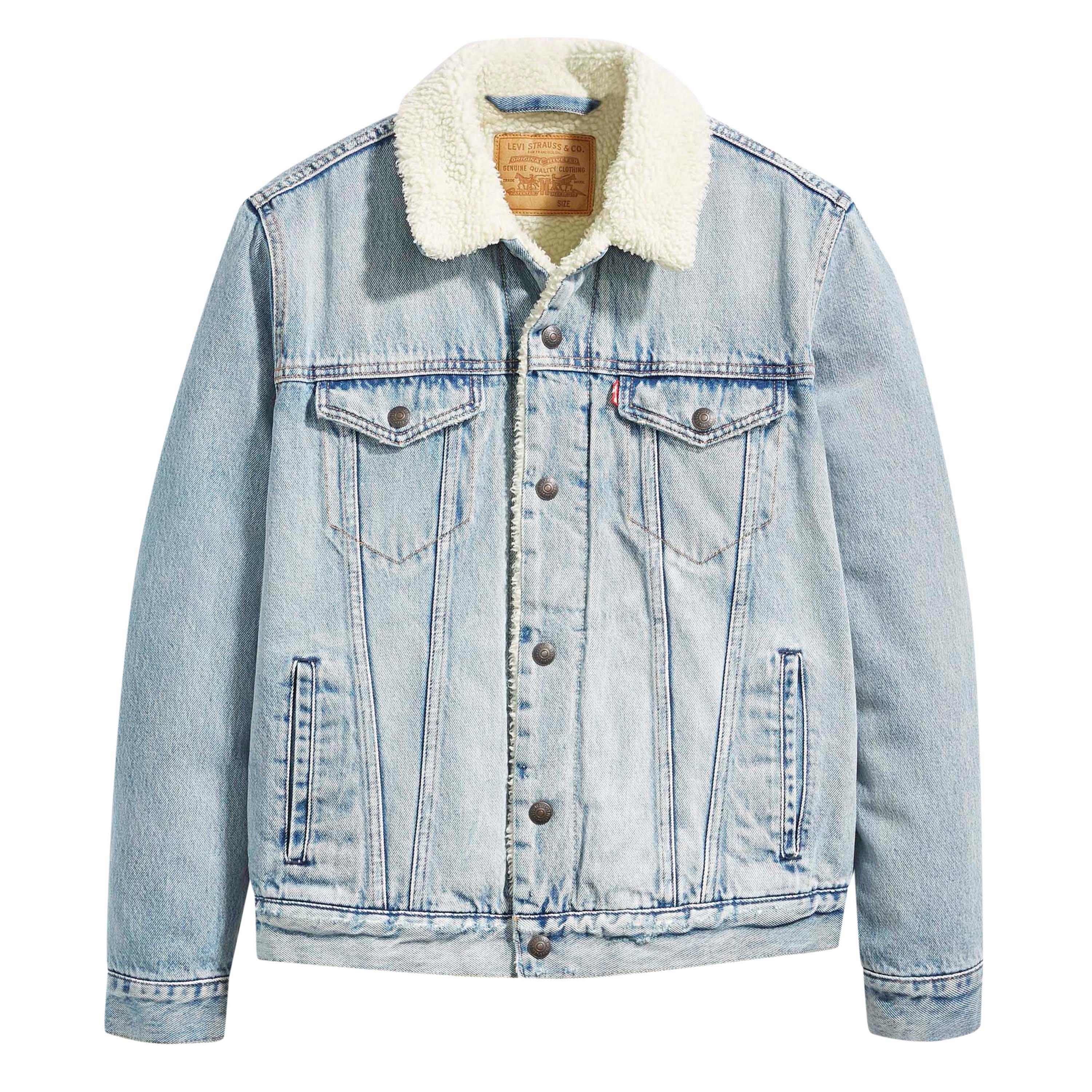 Stonebridge - Levis - Men's Type 3 Sherpa Cotton Mix Long Sleeve Denim Jacket - 1