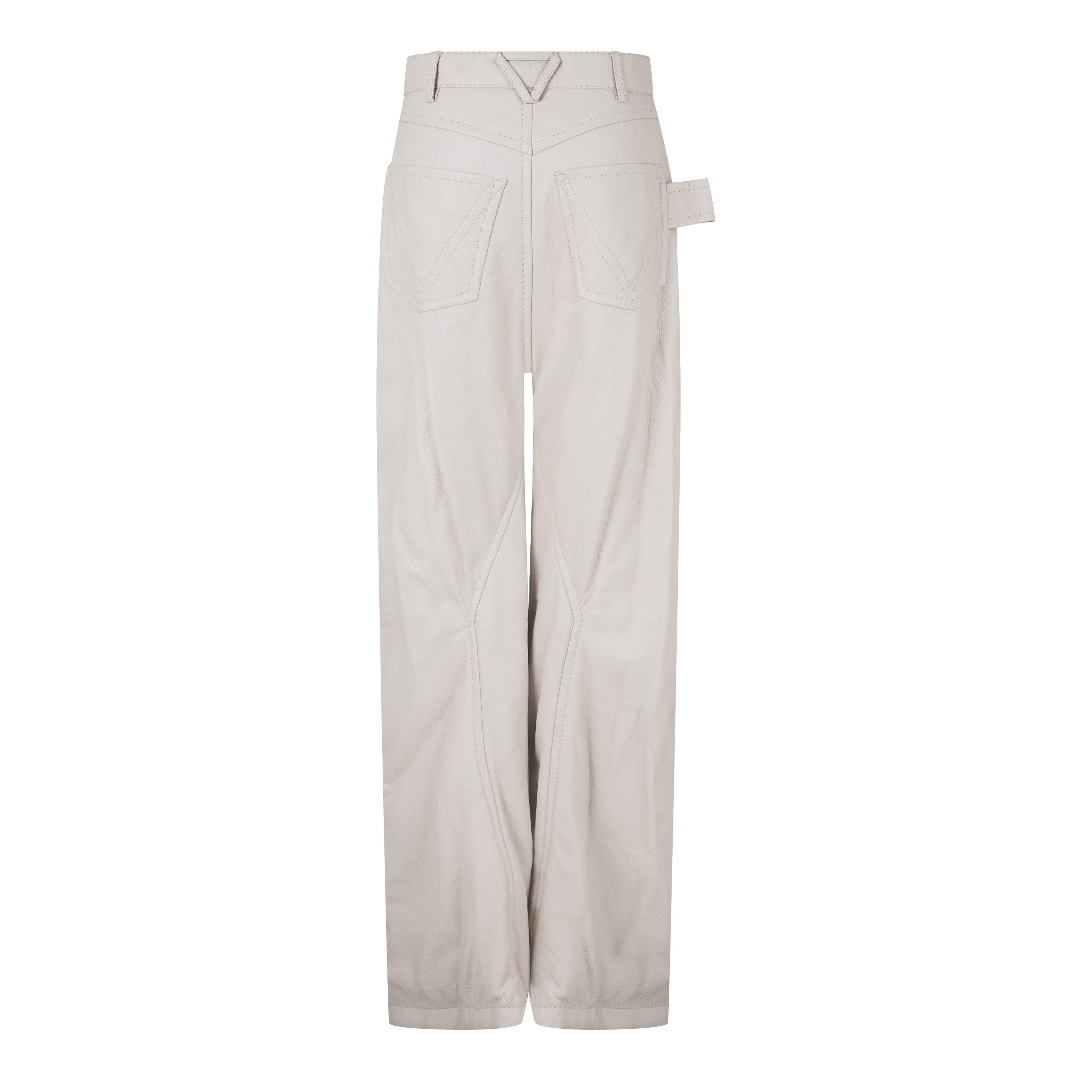 Mist - Bottega Veneta - Men's Leather/PU Trousers - 2
