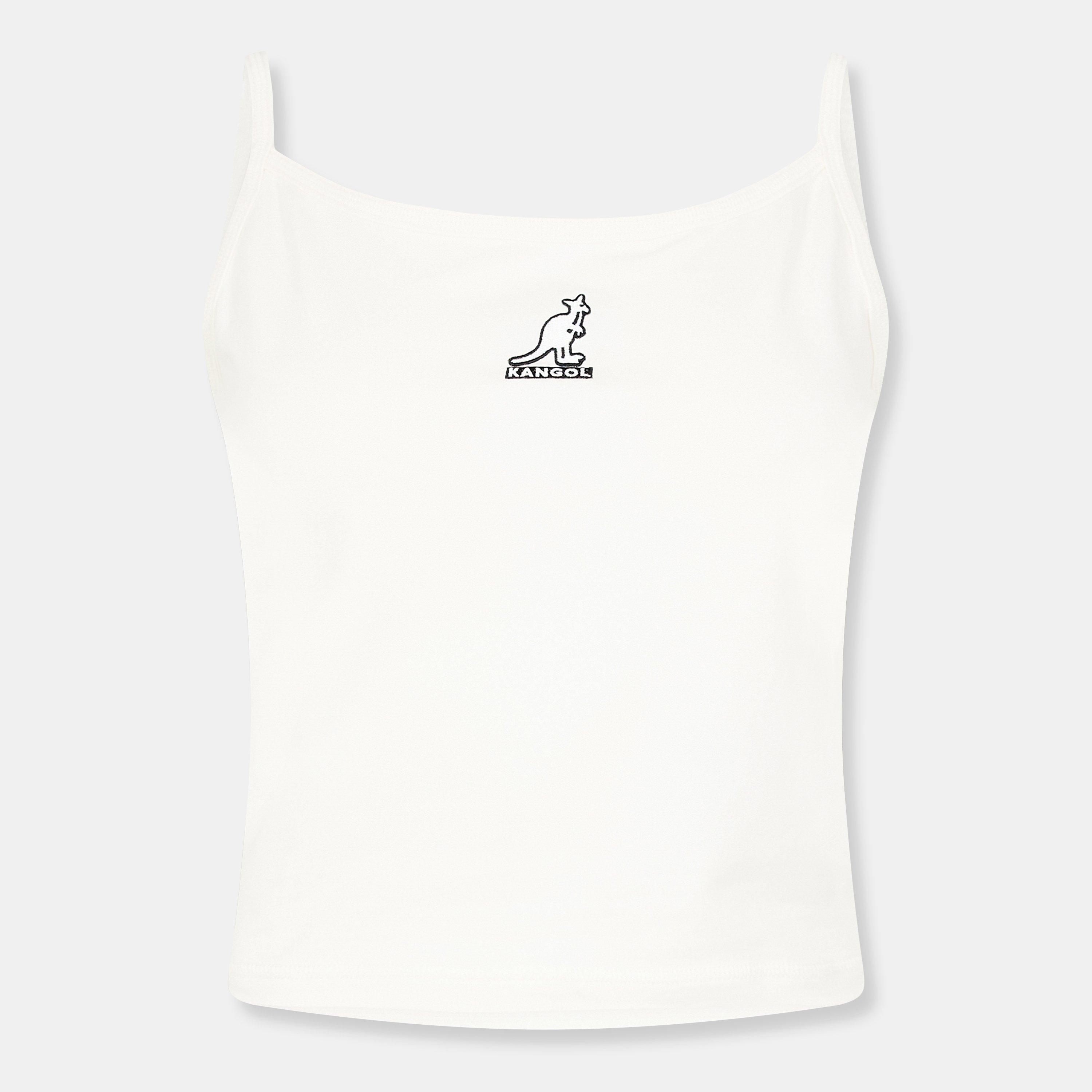 Kangol Women's White Sleeveless Slim Fit Cami Top - 12 (M) - Image 2