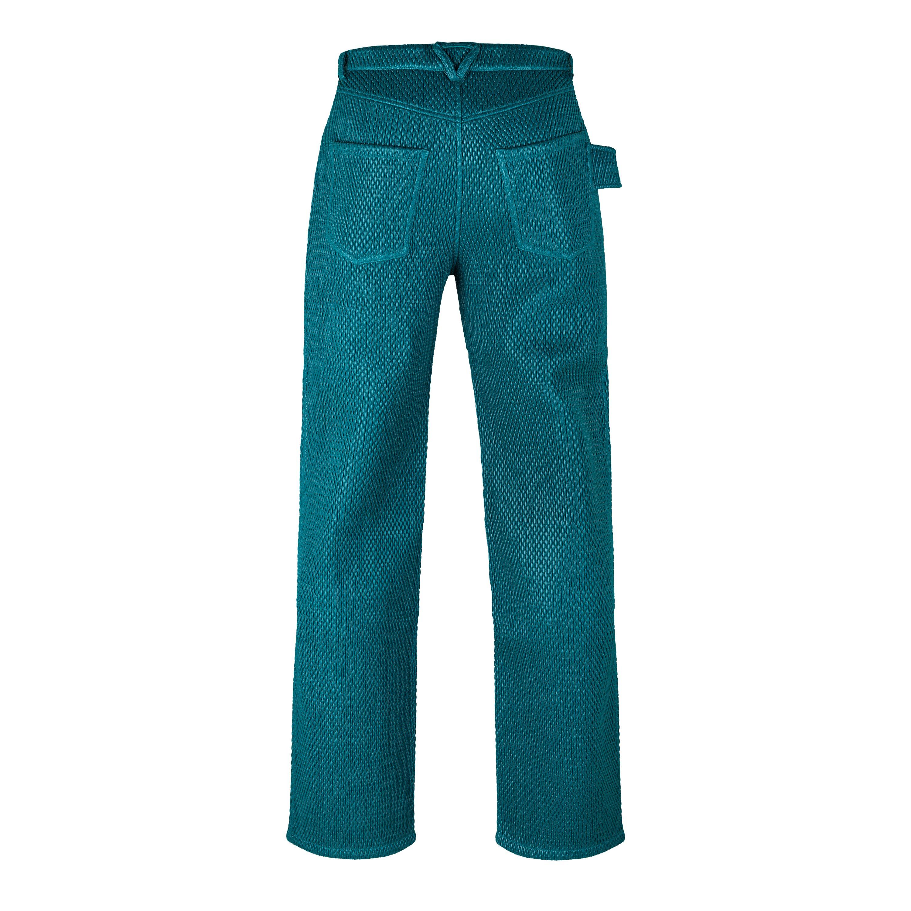 Mallard - Bottega Veneta - Men's Leather/PU Trousers - 2