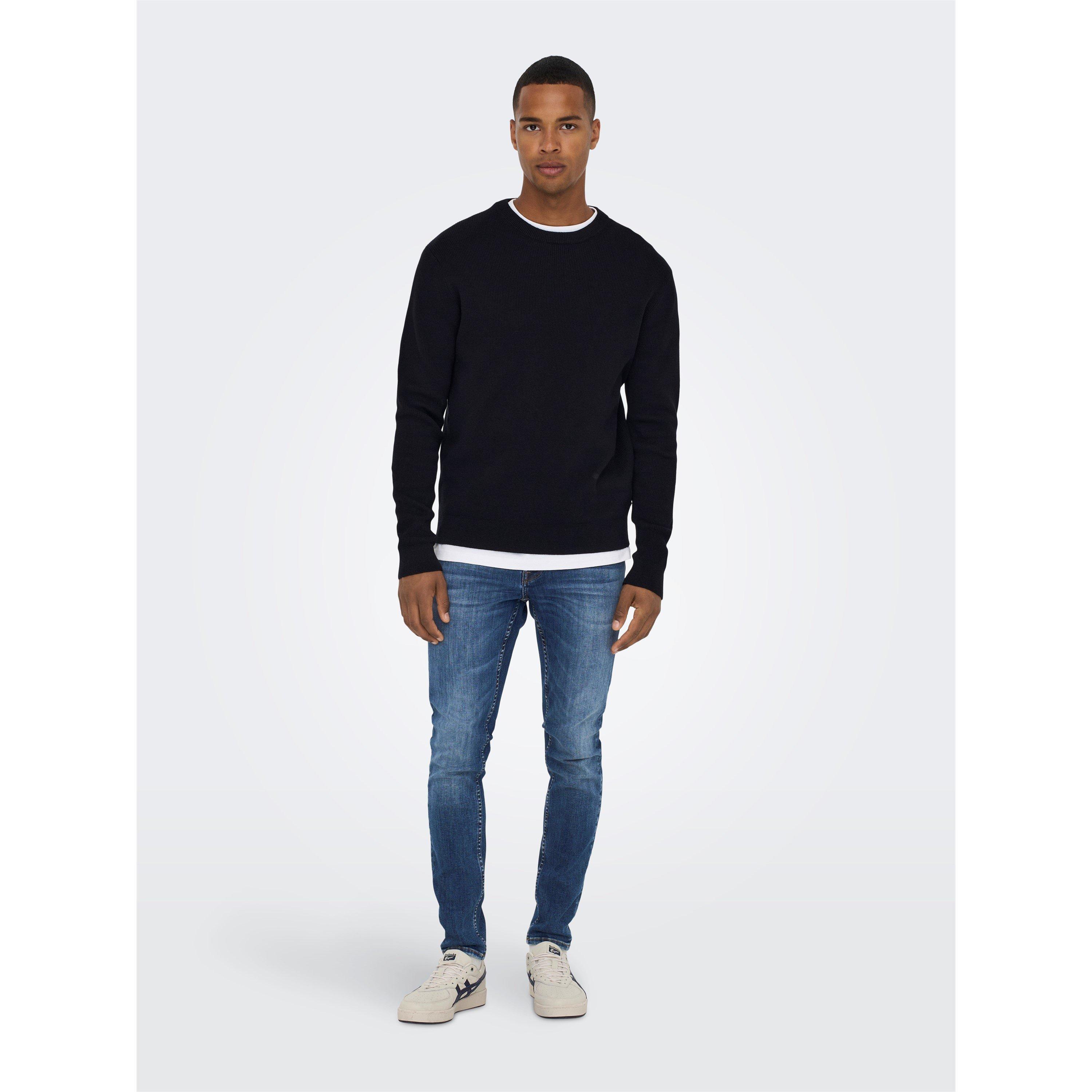 Only And Sons Men's Skinny Jeans - Blue Denim - 36W R