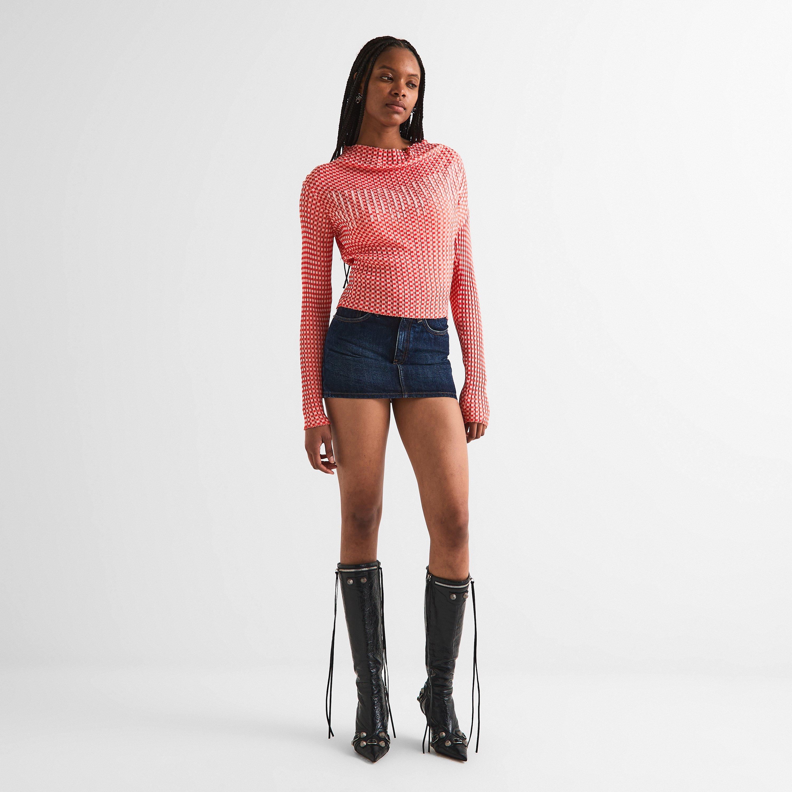 White - Jean Paul Gaultier - Women's Ging Ays Long Sleeve T-Shirt - 6