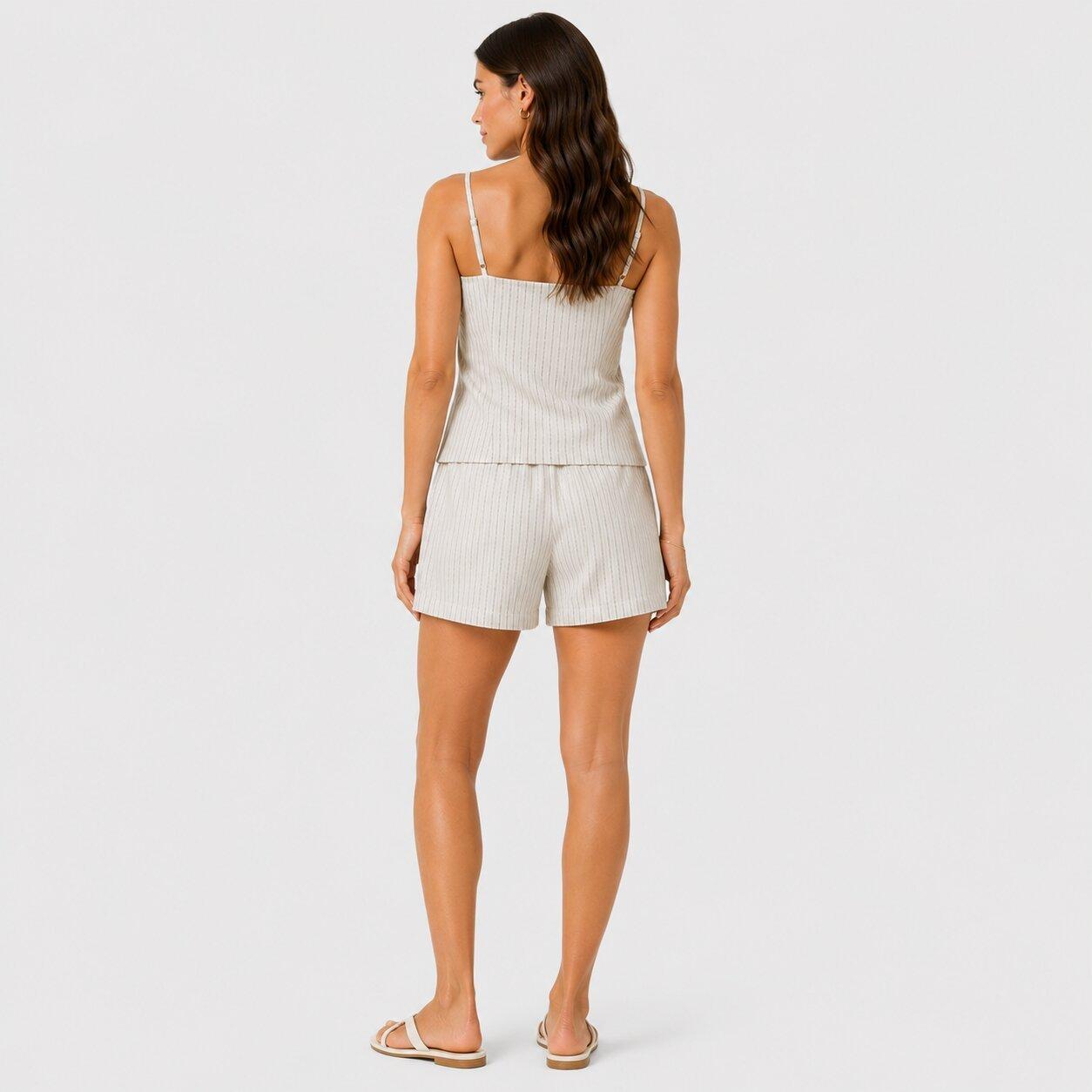 Stone - I Saw It First - Womens Stripe Woven Cami Top - 2