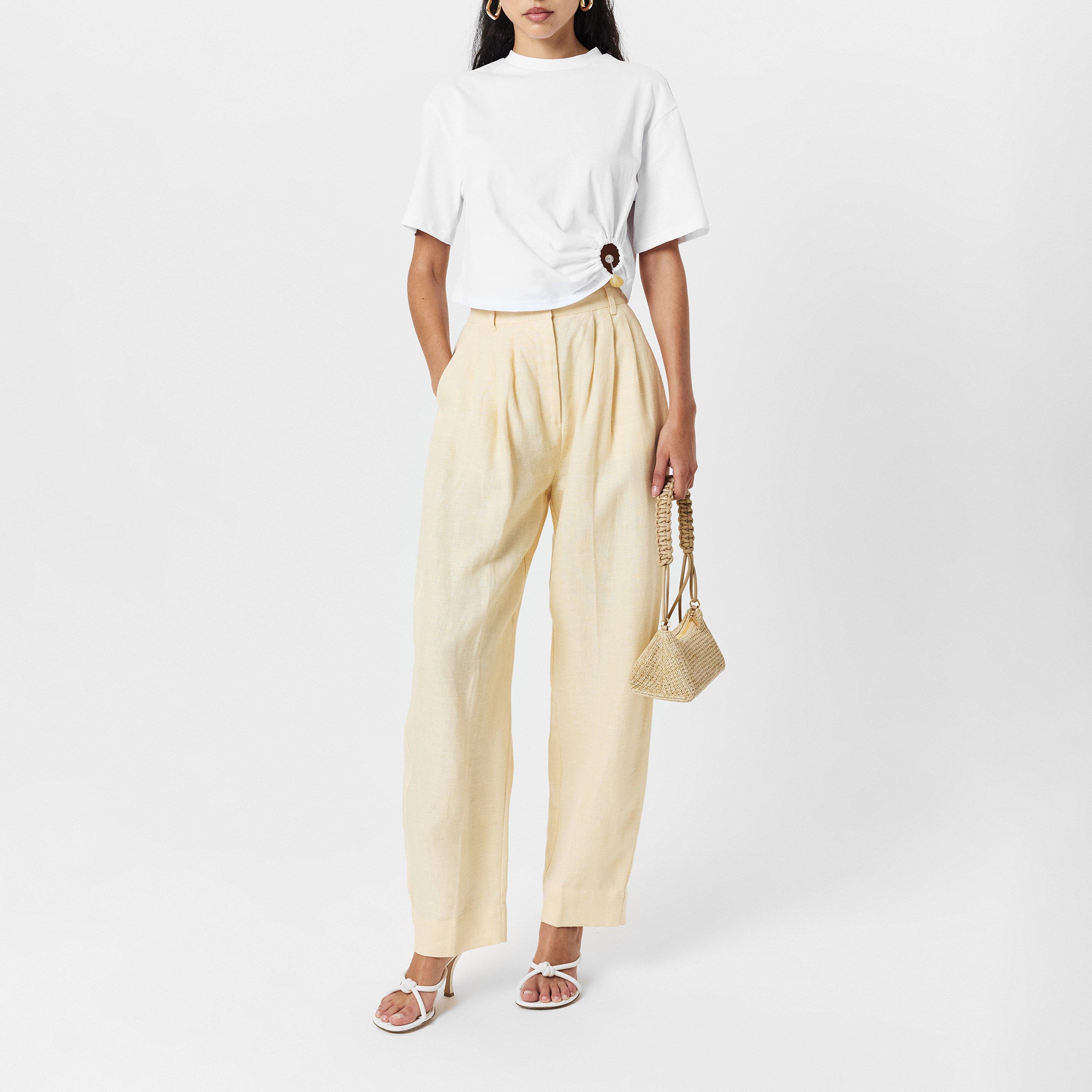 WHITE - 4th and Reckless - Women's Jude Crop Top - 6