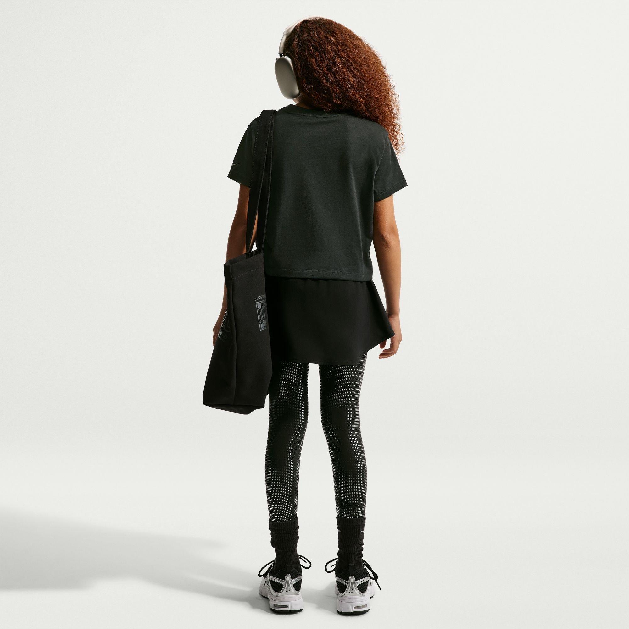 Black - Nike - Nike Cropped Tee Jn64 - 5