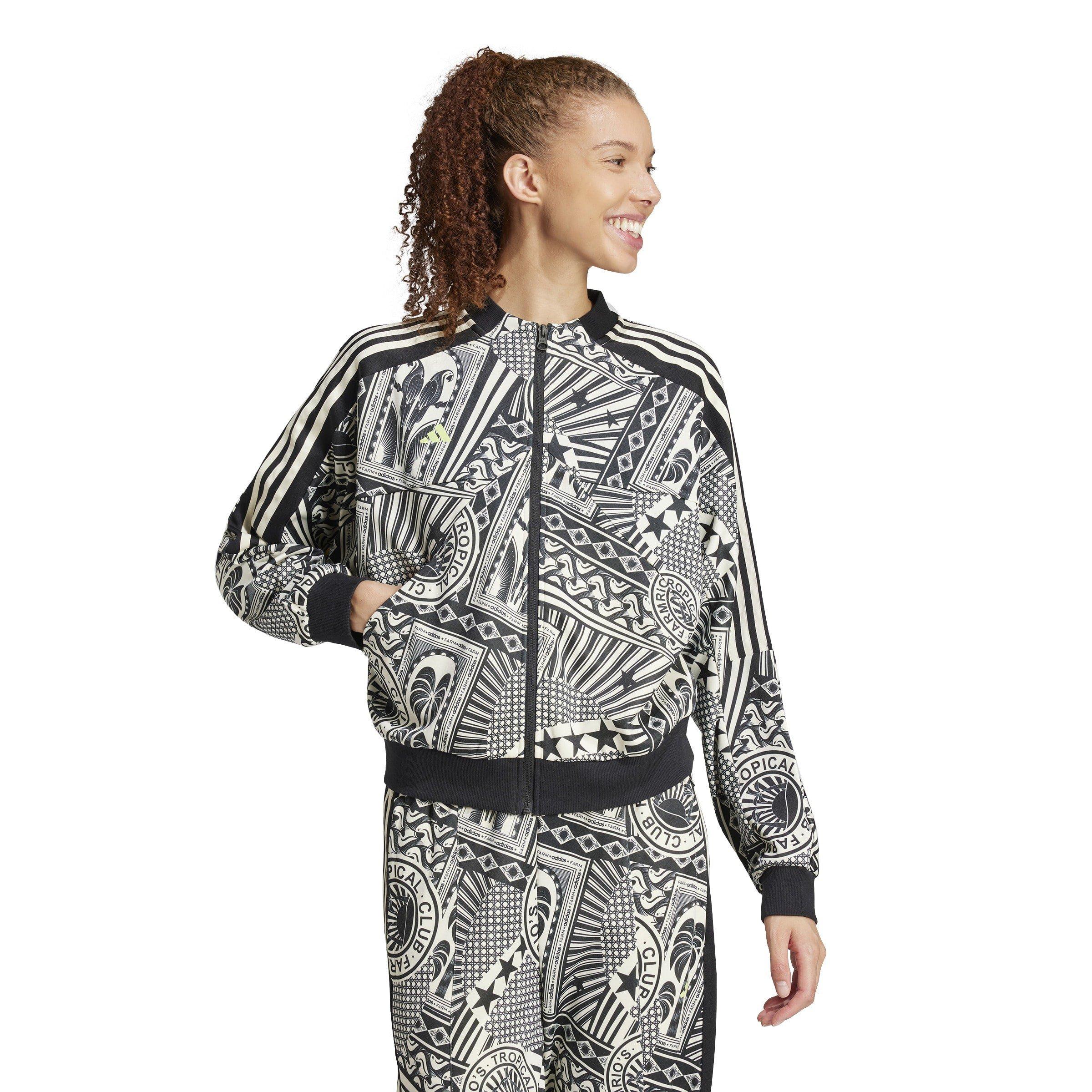Cream White/Blk - adidas - Women's Farm Rio Tracksuit Top - 2