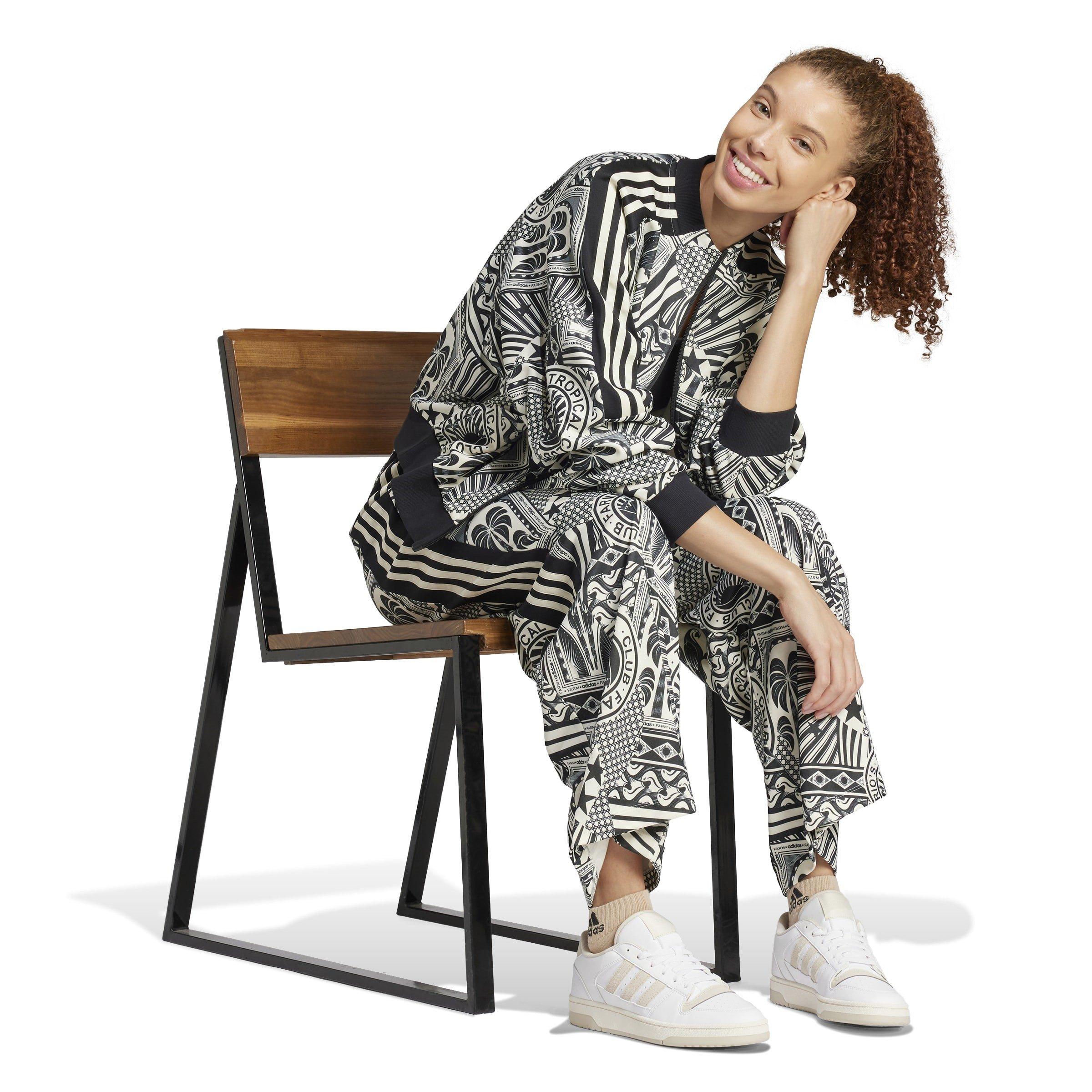 Cream White/Blk - adidas - Women's Farm Rio Tracksuit Top - 4