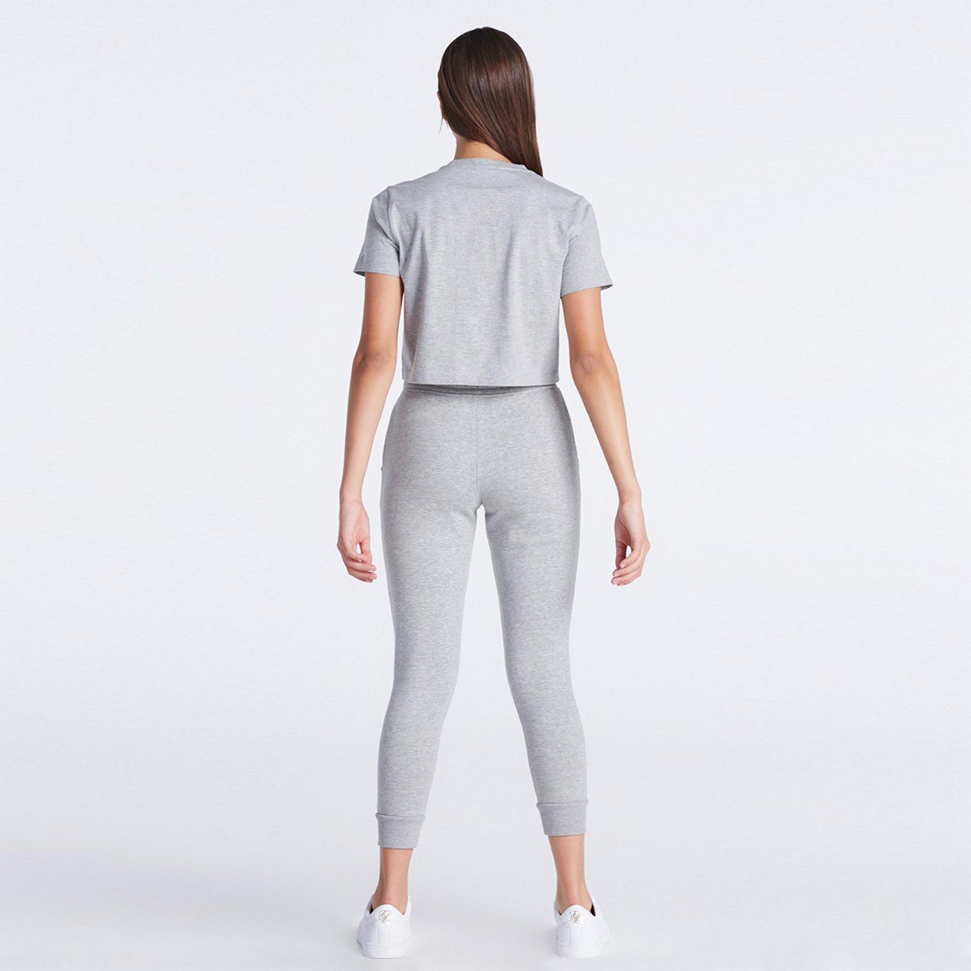 Grau meliert - SikSilk - Cropped T-Shirt Juniors - 5