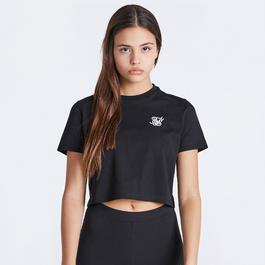 SikSilk Cropped T Shirt Juniors