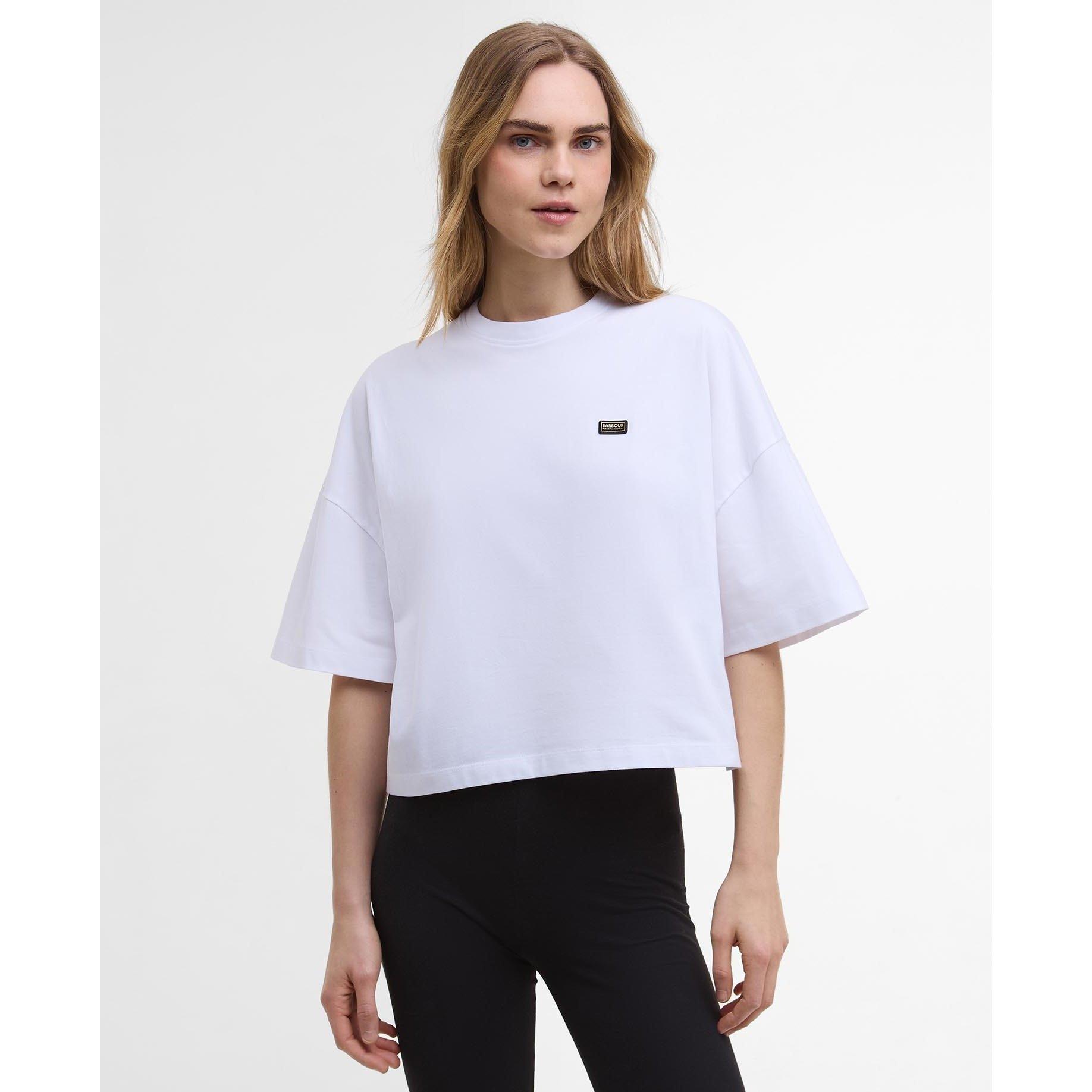 White - Barbour International - Elle T-Shirt - 2