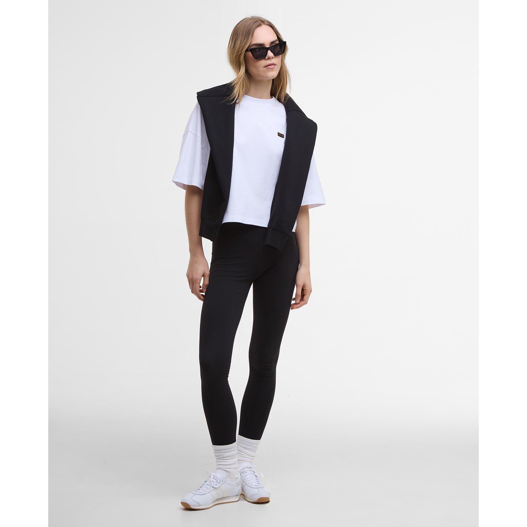 White - Barbour International - Elle T-Shirt - 5