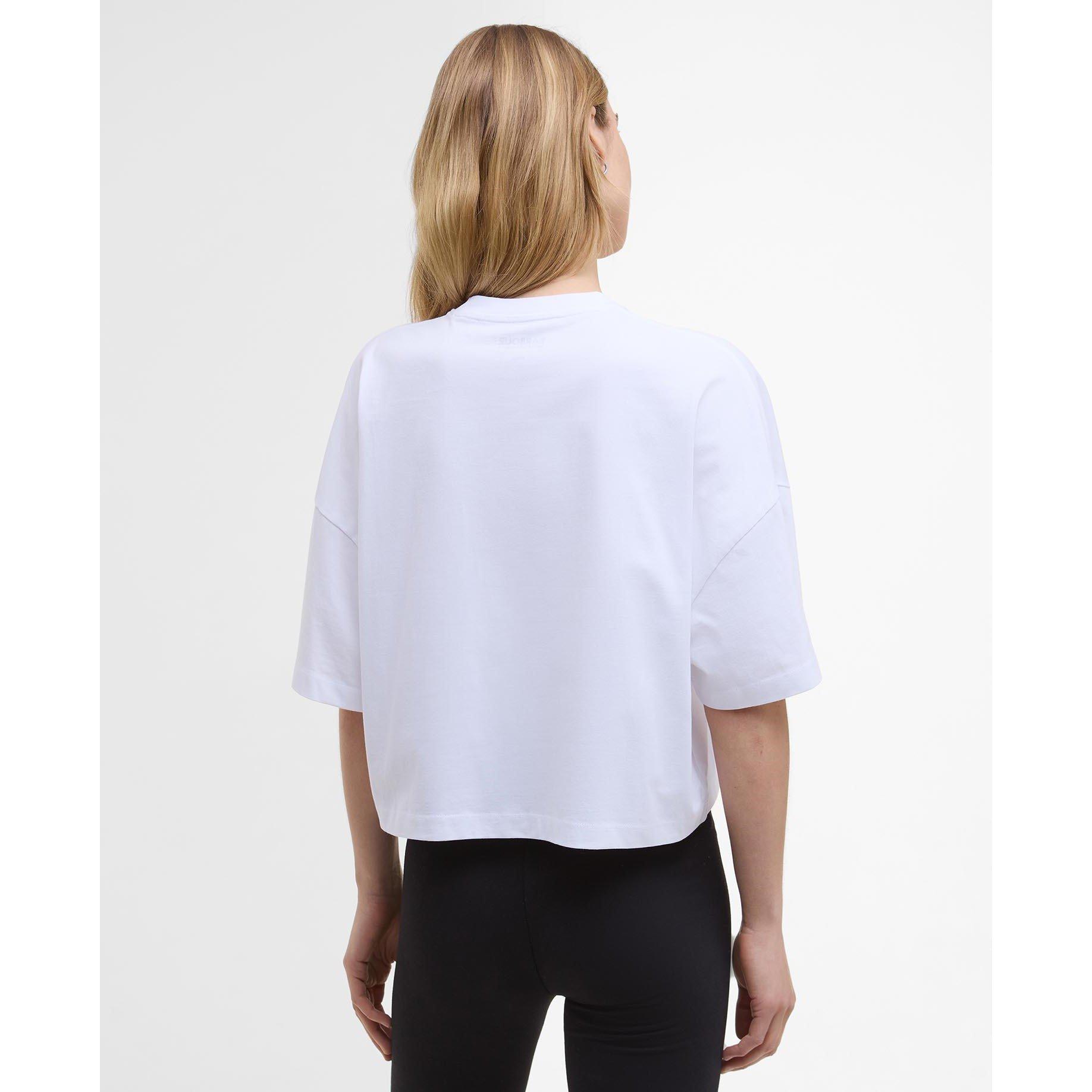 White - Barbour International - Elle T-Shirt - 3