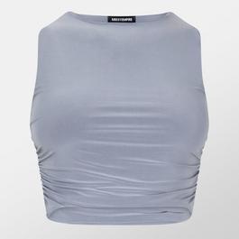 Missy Empire Slinky Racer Top Womens