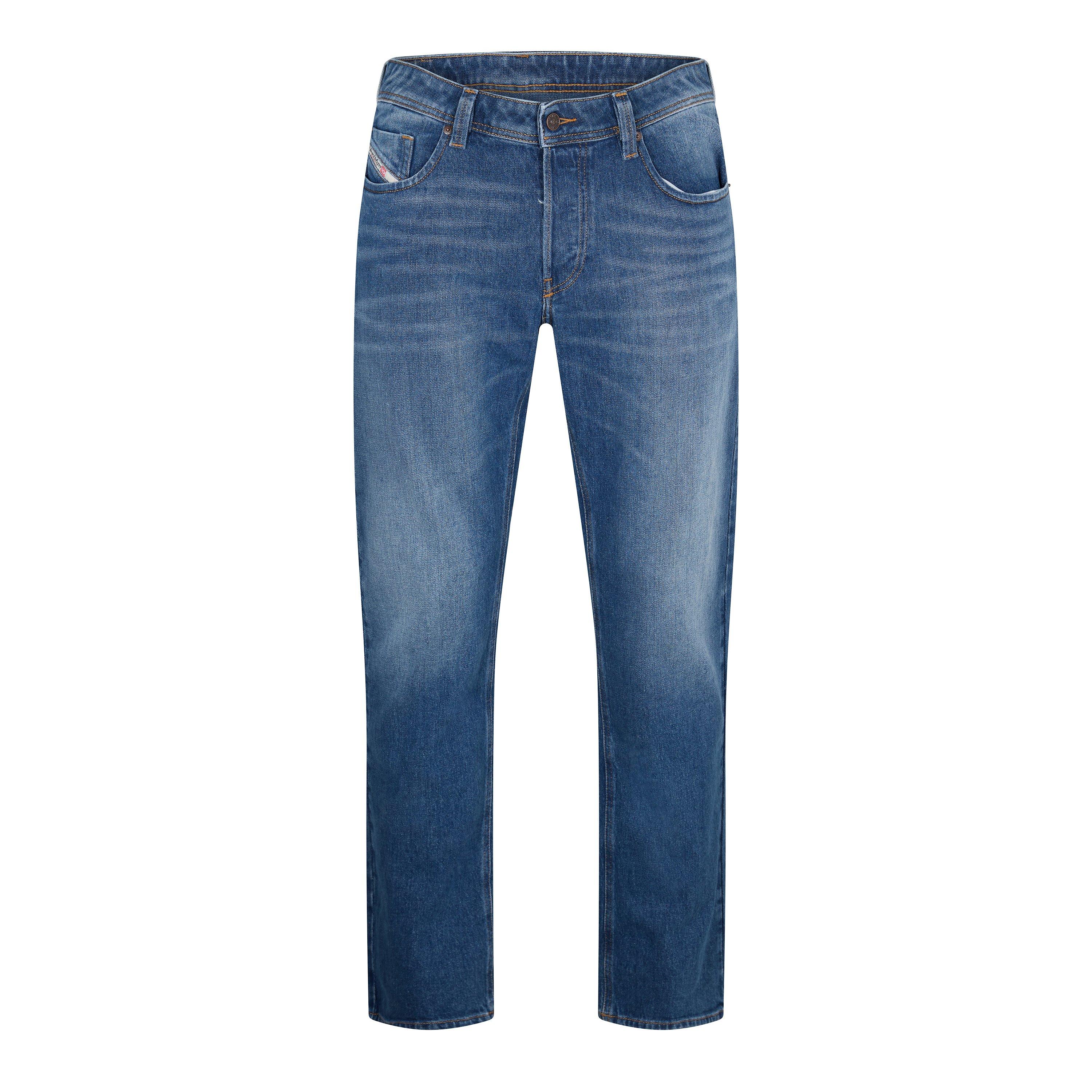 Diesel Men's Straight Leg Jeans - Blue Denim - 32W R