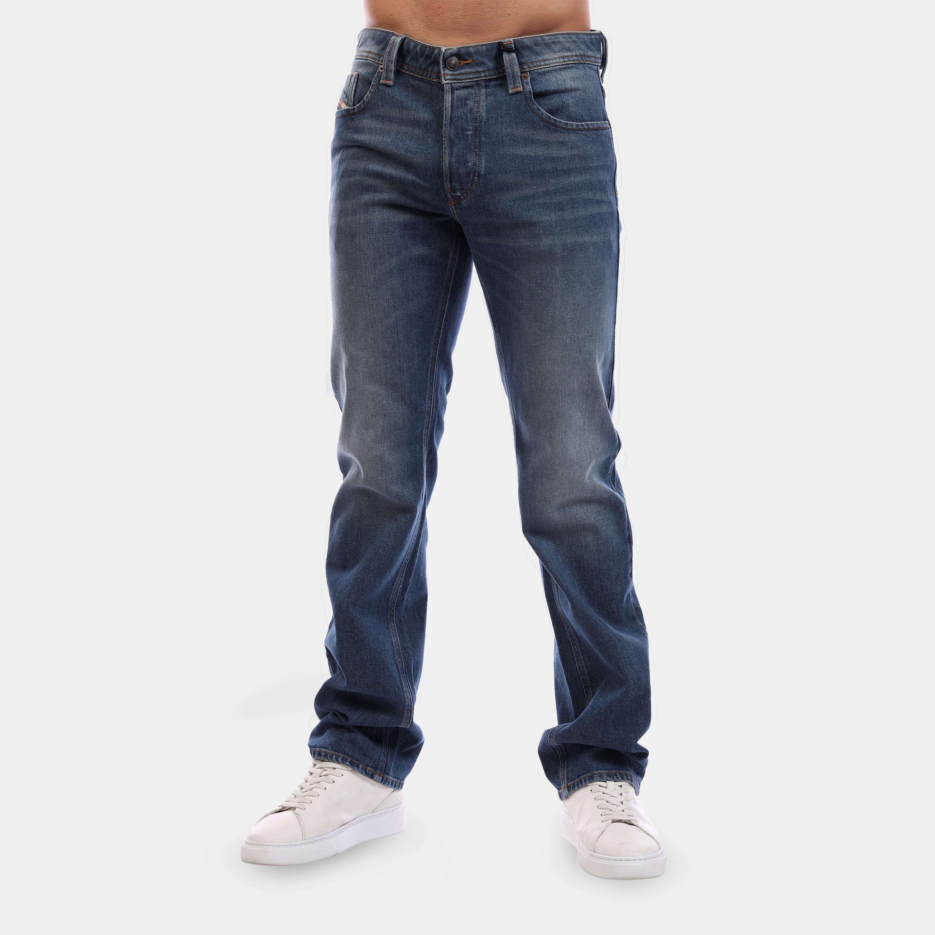 Blue Denim - Diesel - Men's Straight Leg Jeans - 3