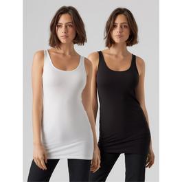 Vero Moda VM Long Tank Top 2 Pack Womens