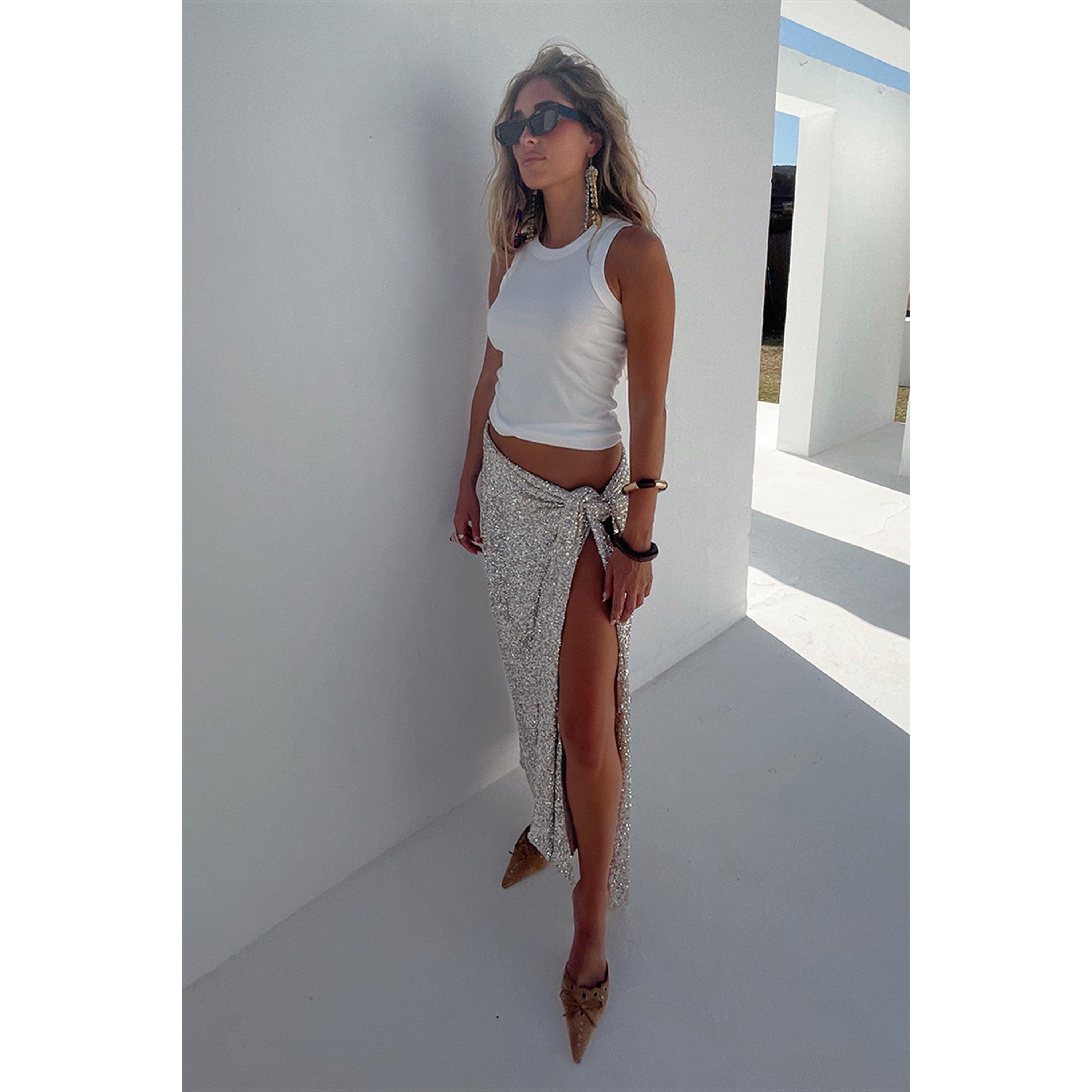 White - Never Fully Dressed - Ribbed Tank Top - 3