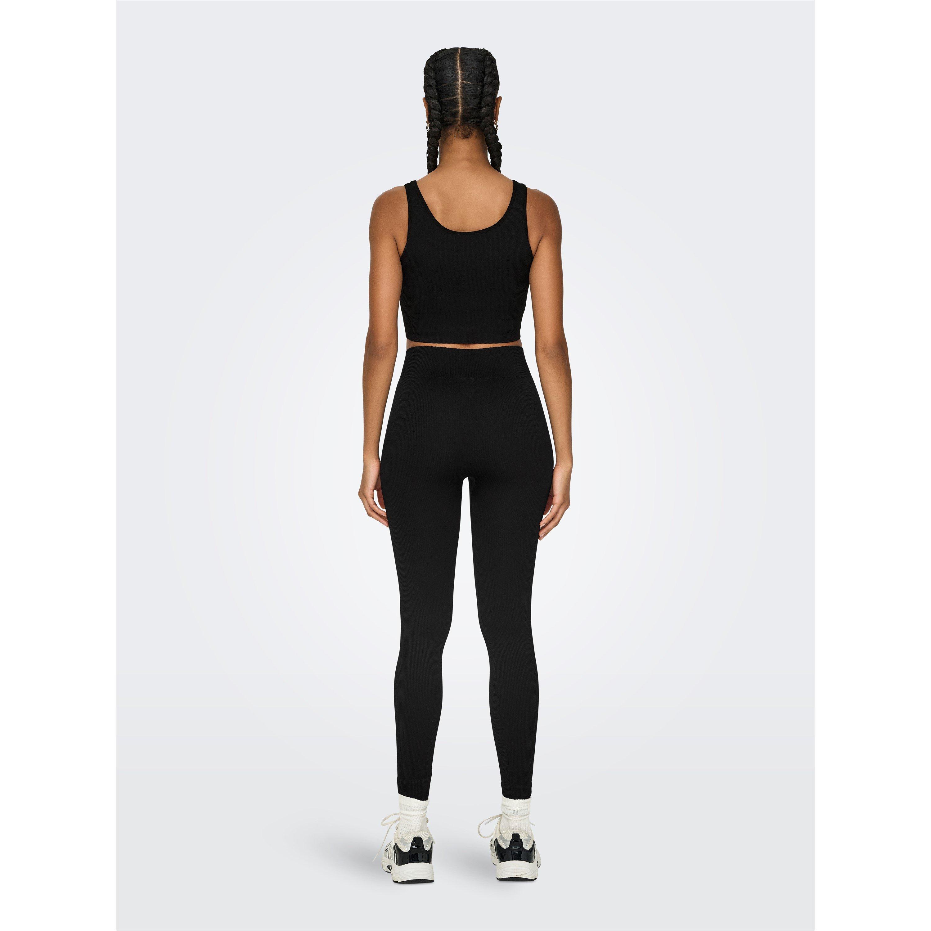 Zwart - Only Play - Seamless Training Crop Top - 6