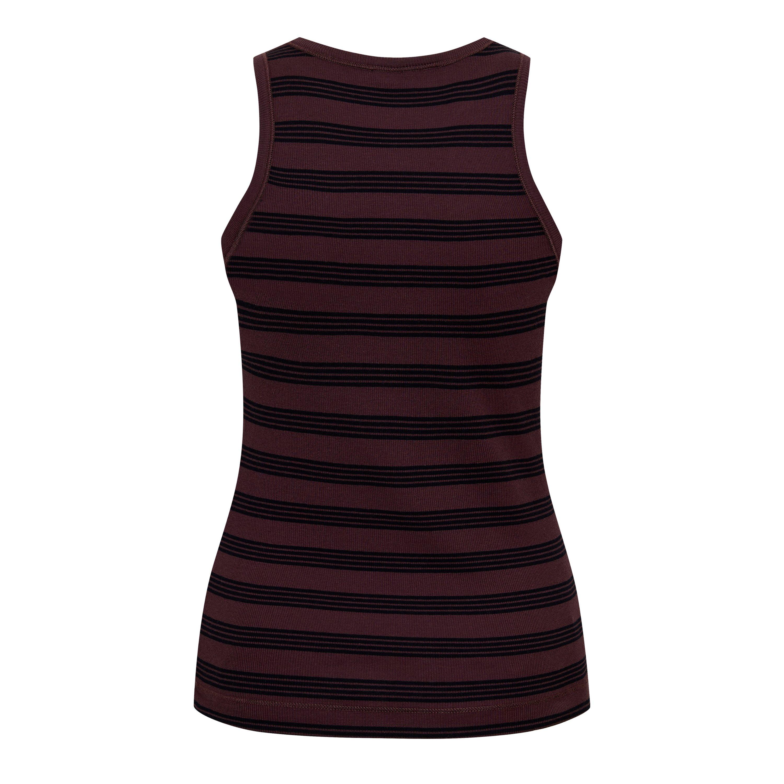 Chocolate Plum - Ganni - Ganni Cotton Vest Ld61 - 2