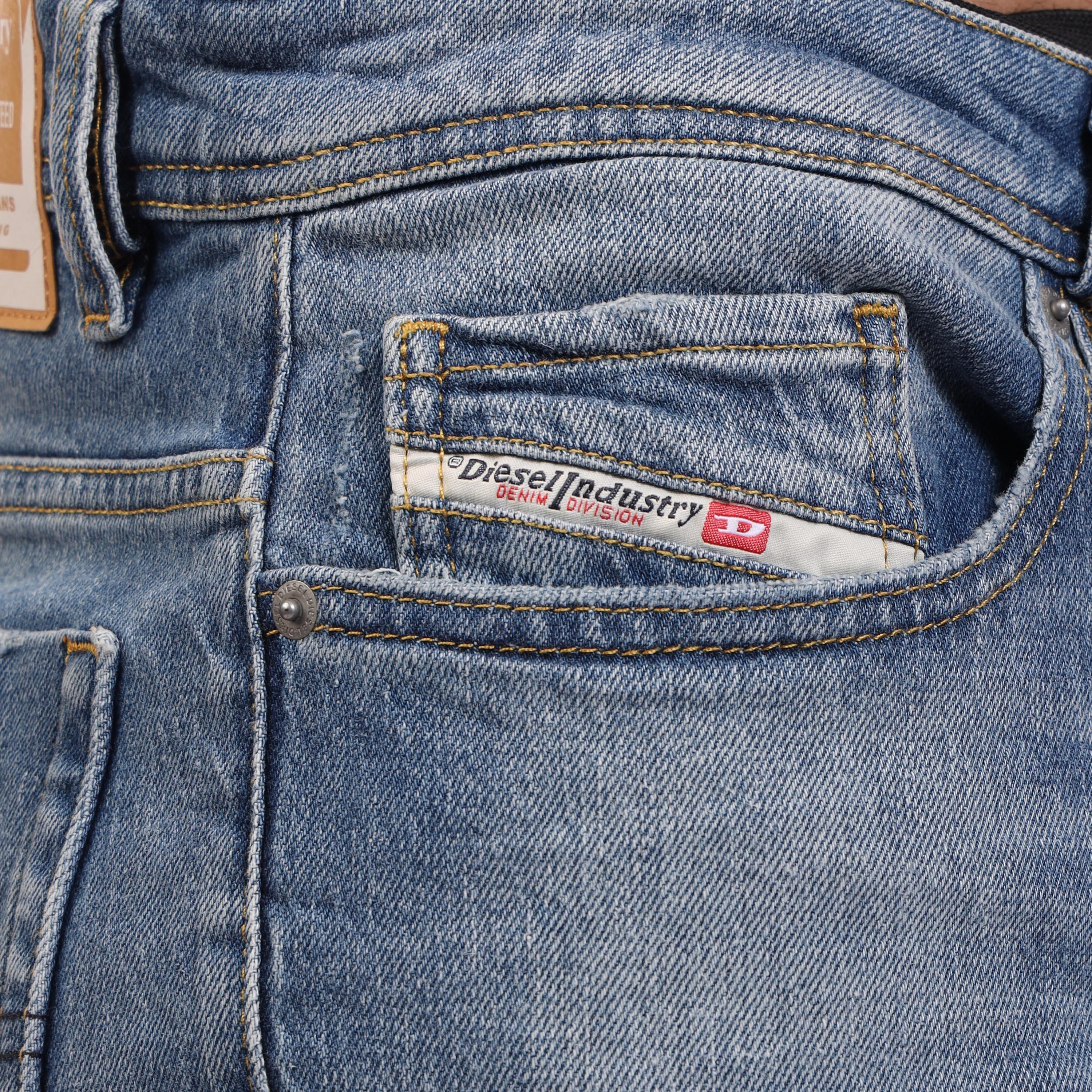 Blue Denim - Diesel - Men's Straight Leg Jeans - 5