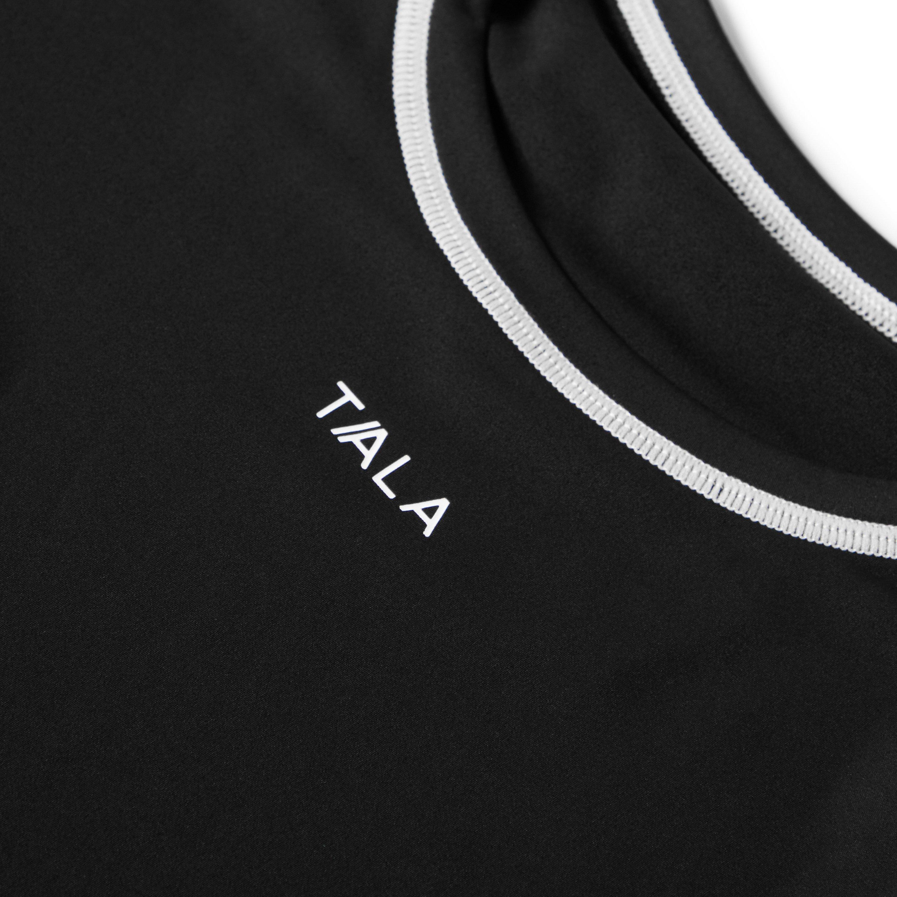 Shadow Black - TALA - TALA ULTRALITE LS ACTIVE TEE CONTRAST STITCH - 5