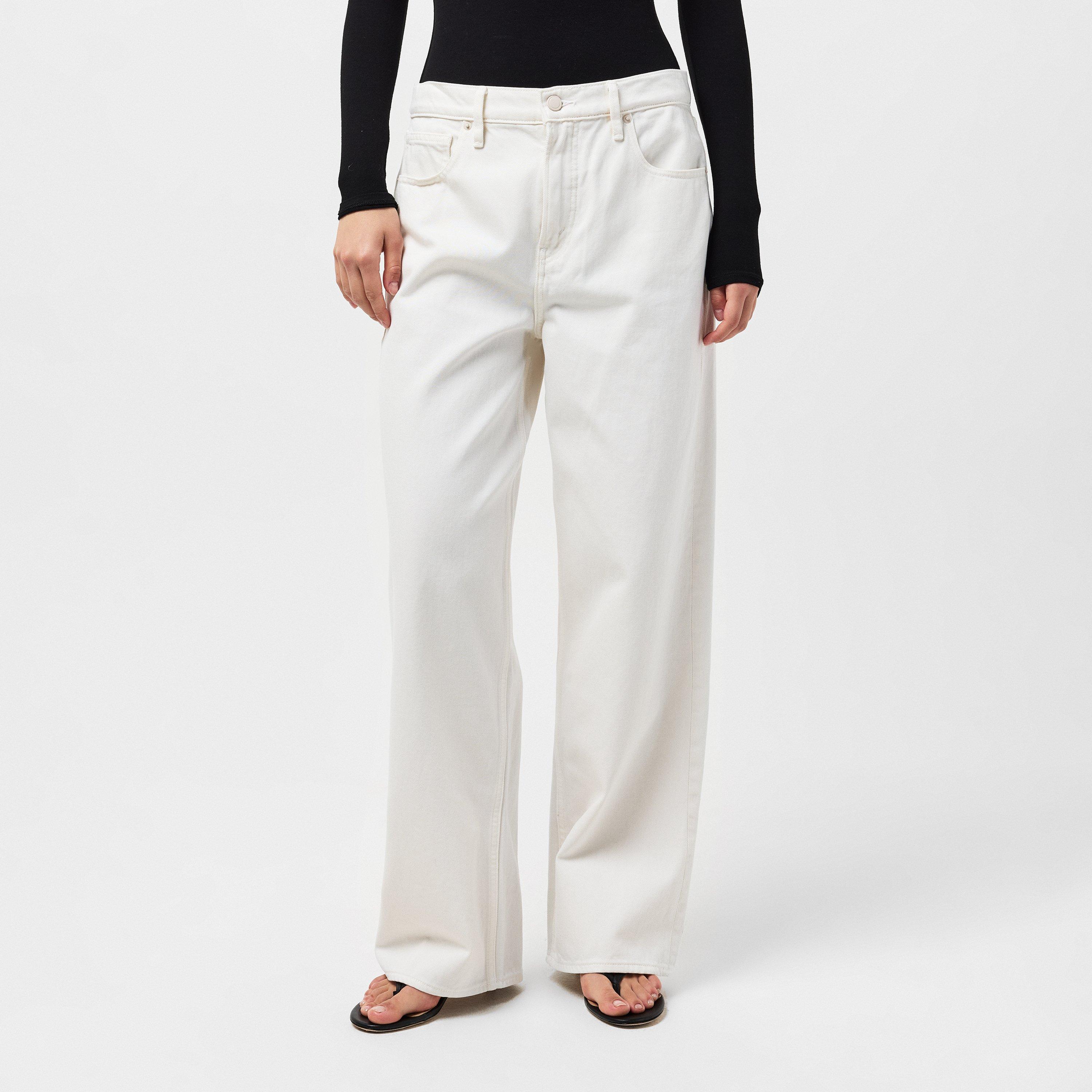 Good American Women's Structured Denim Straight Leg Jeans | Flannels