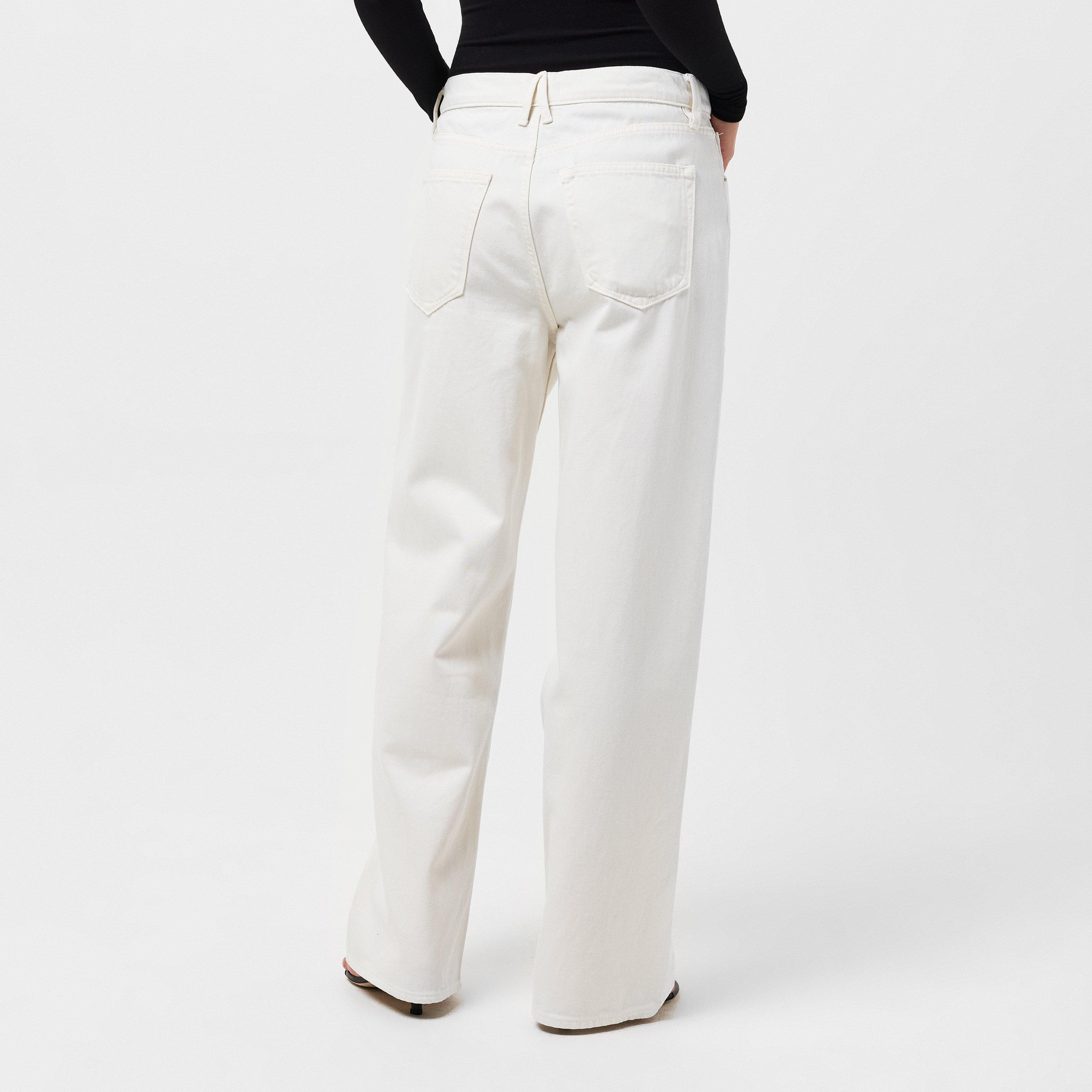 cloud white001 - Good American - Women's Straight Leg Jeans - 4