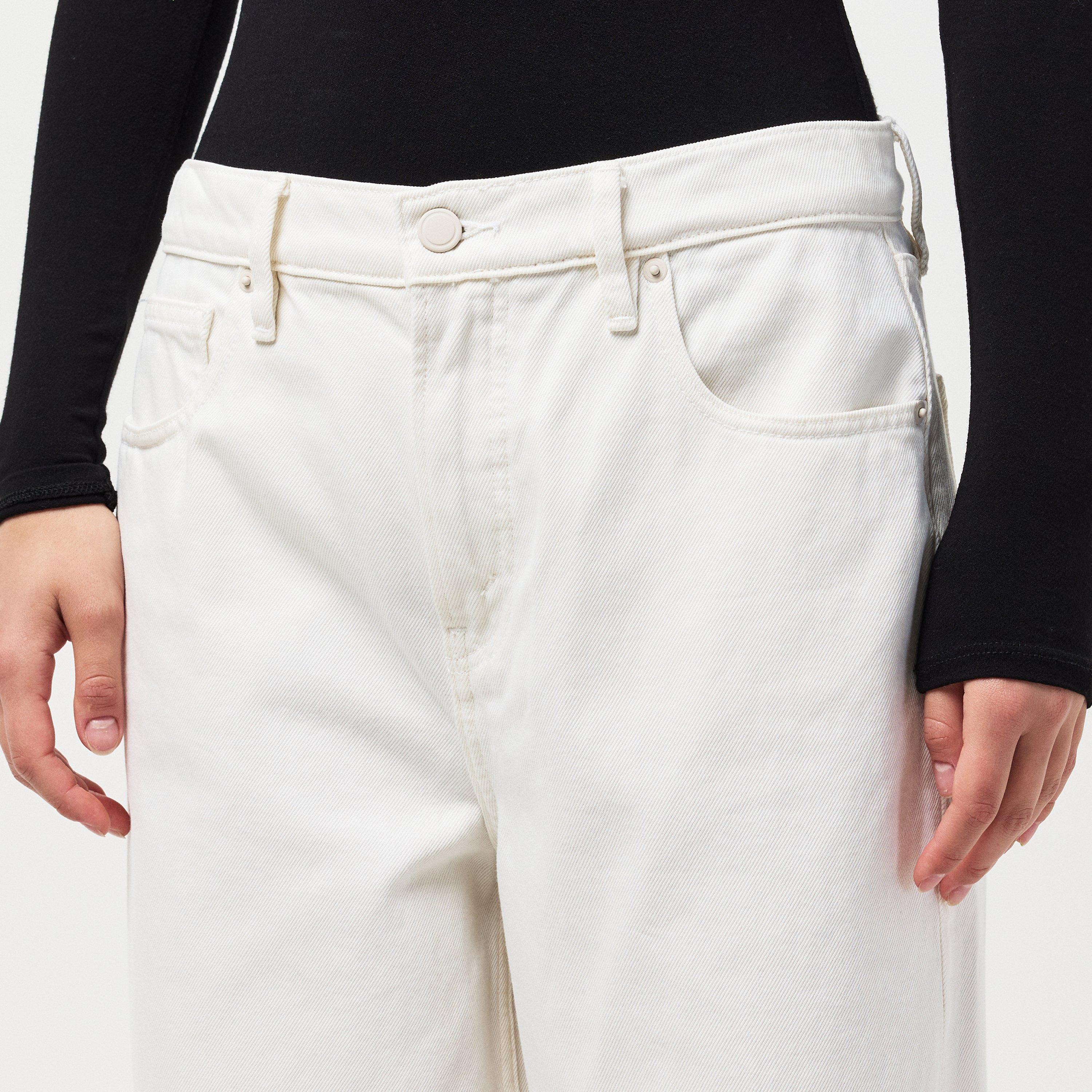 cloud white001 - Good American - Women's Straight Leg Jeans - 5