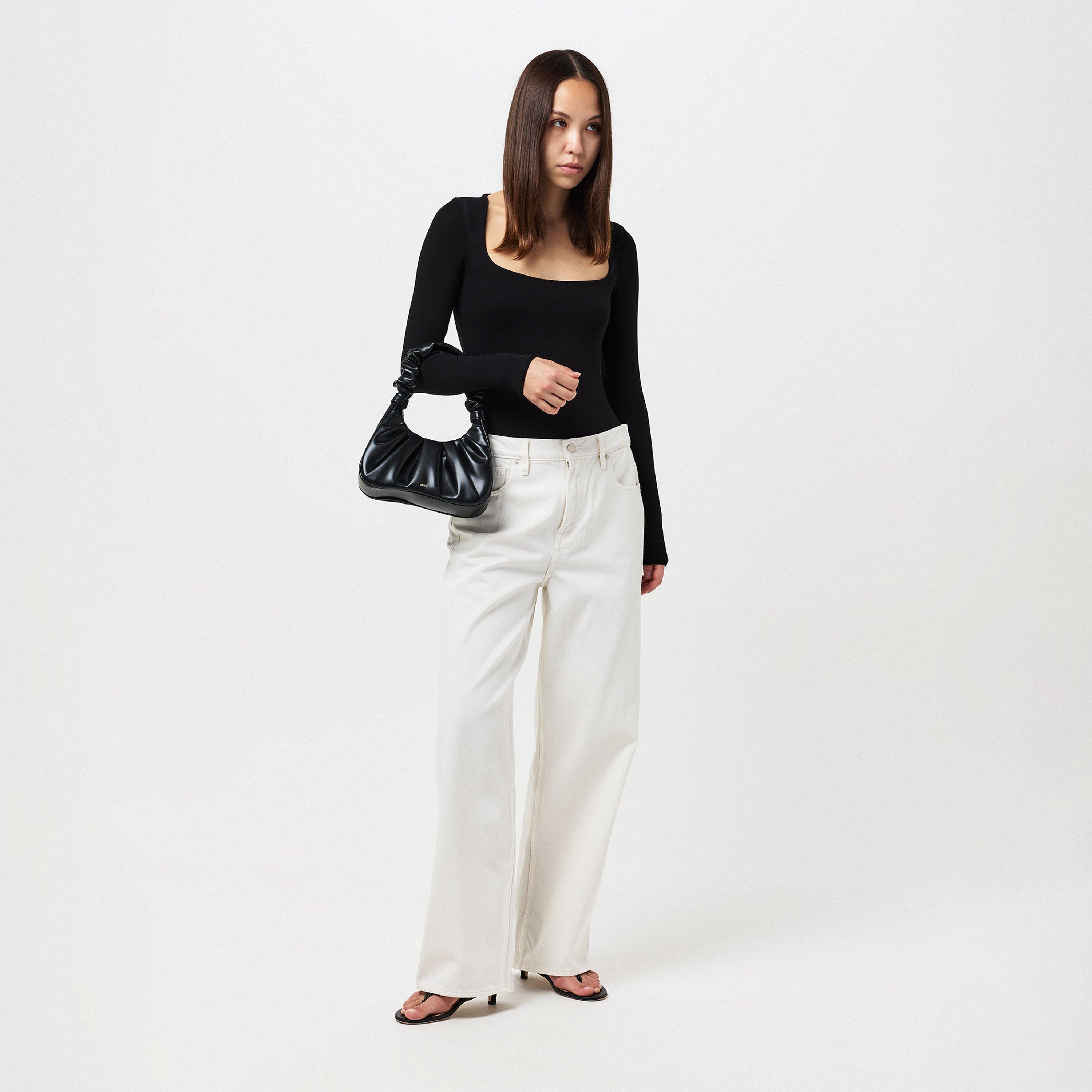 cloud white001 - Good American - Women's Straight Leg Jeans - 6