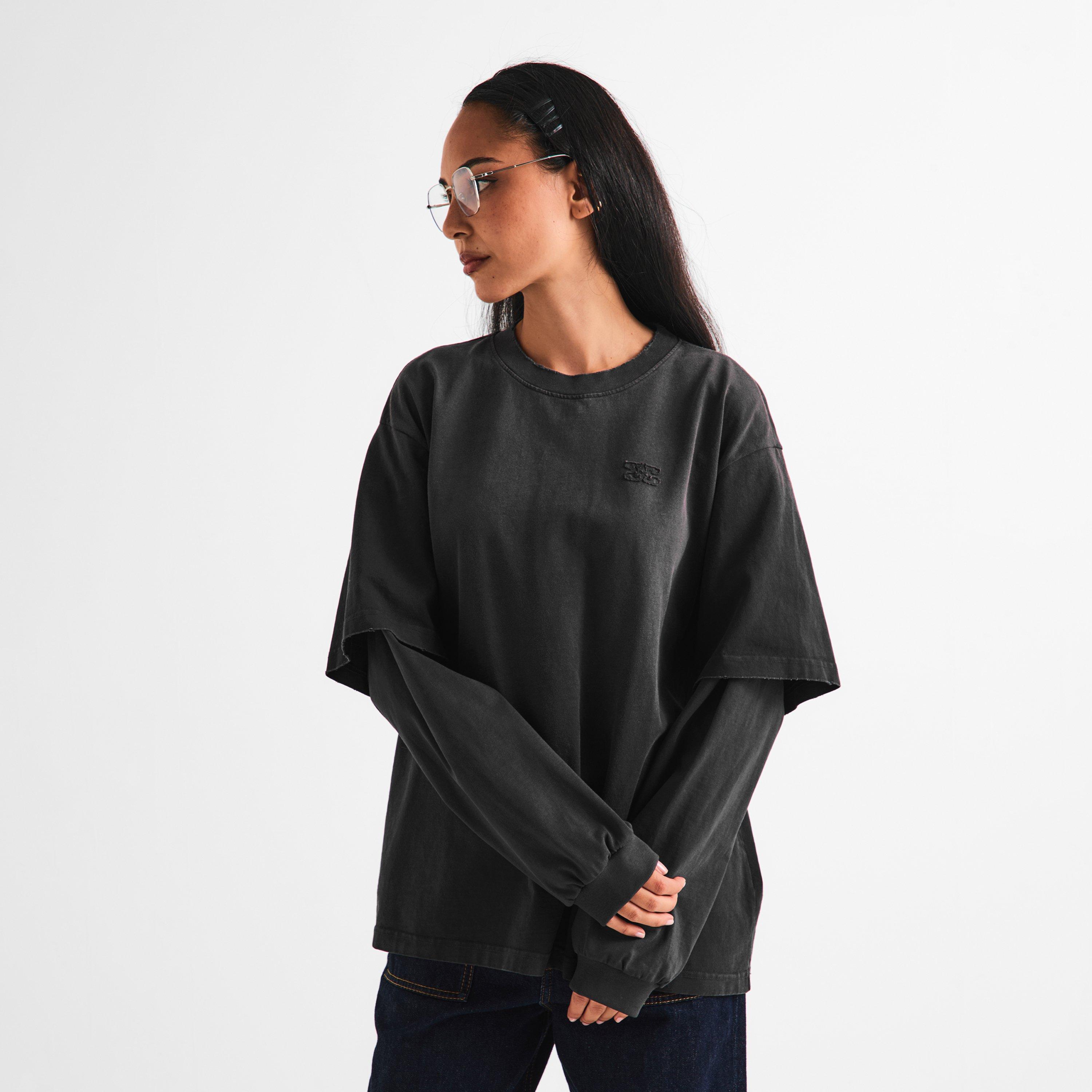 Phantom - Ganni - Women's Long Sleeve T-Shirt - 3