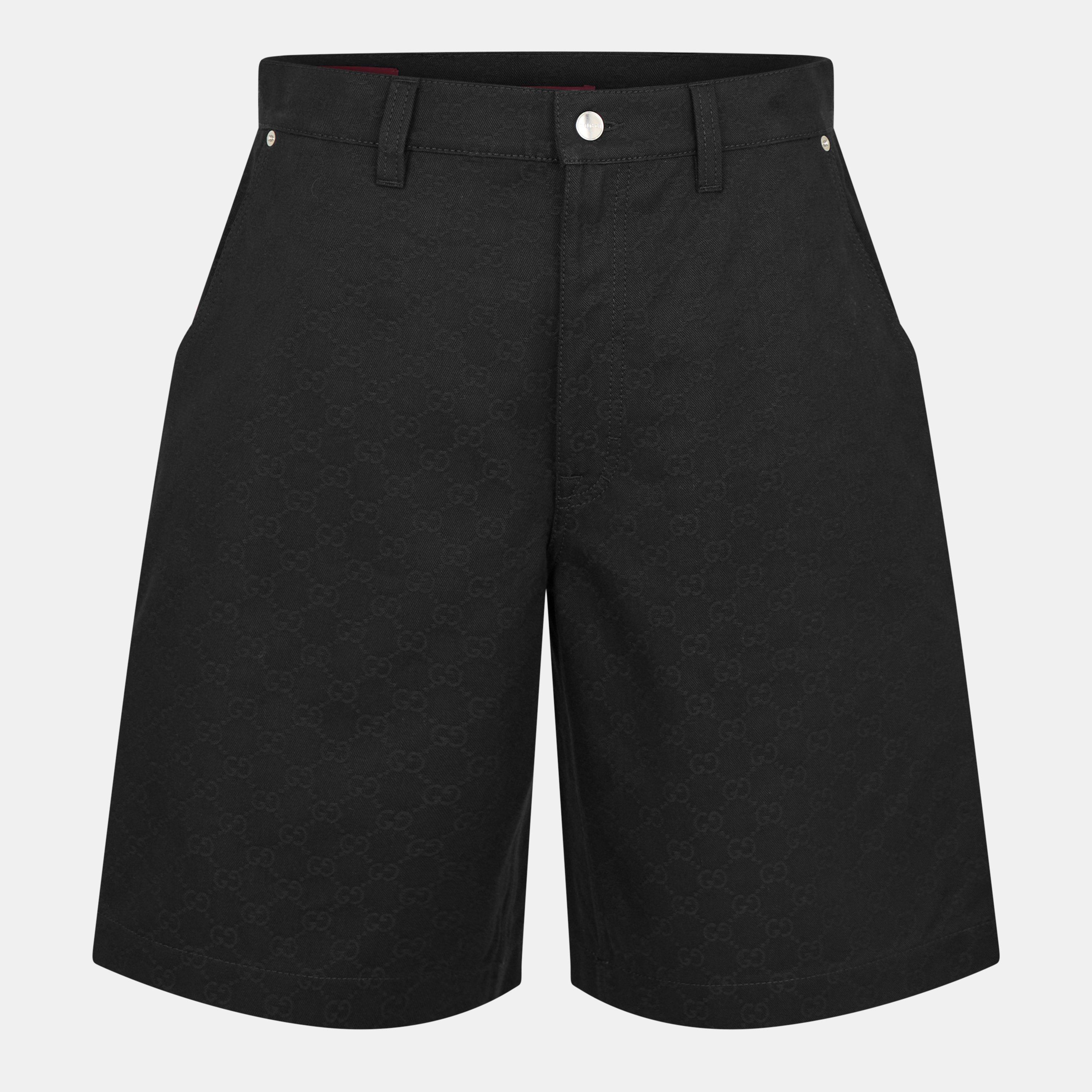 Black - Gucci - Men's Denim Shorts - 1