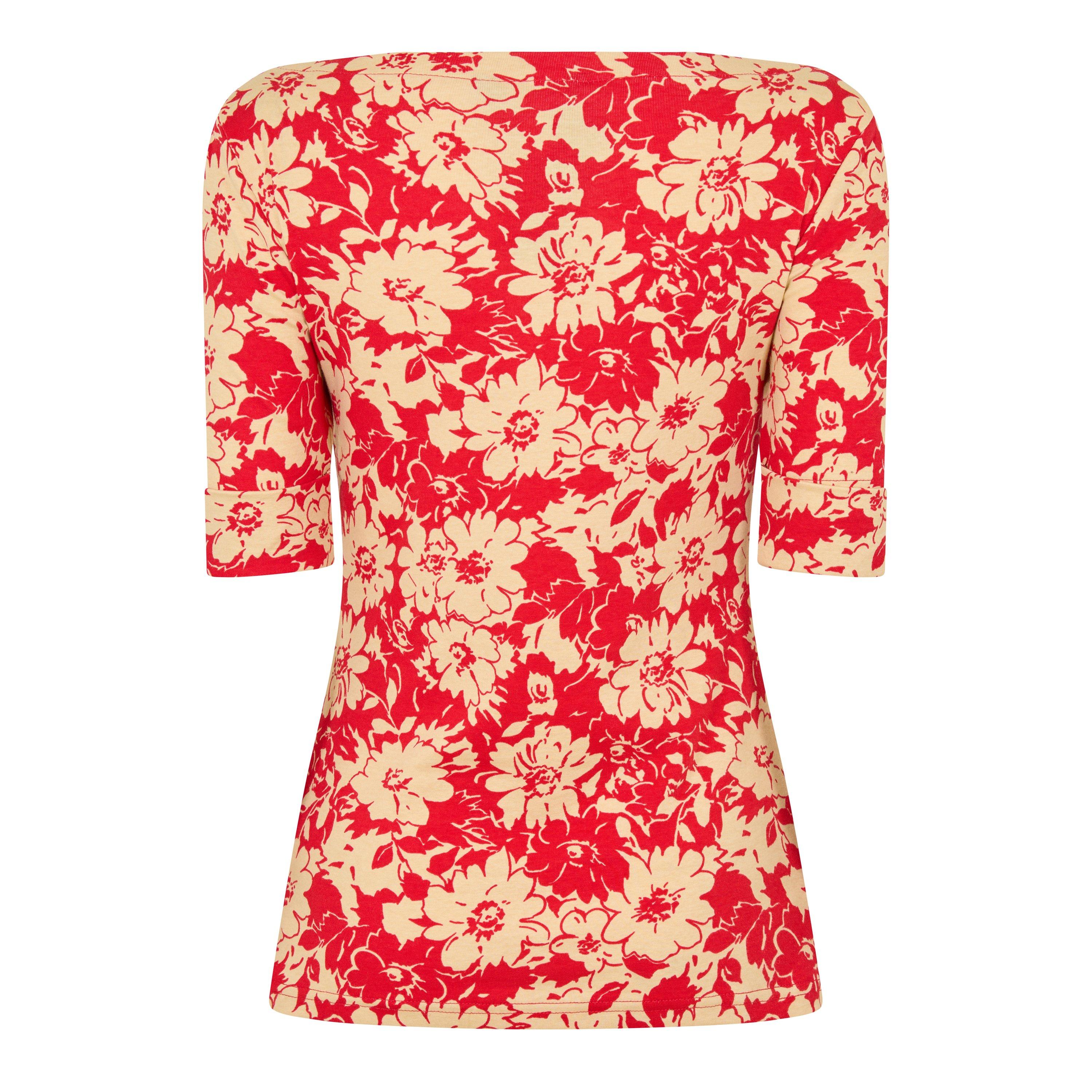 RED/TAN - Lauren by Ralph Lauren - LRL Printed Judy Ld62 - 2