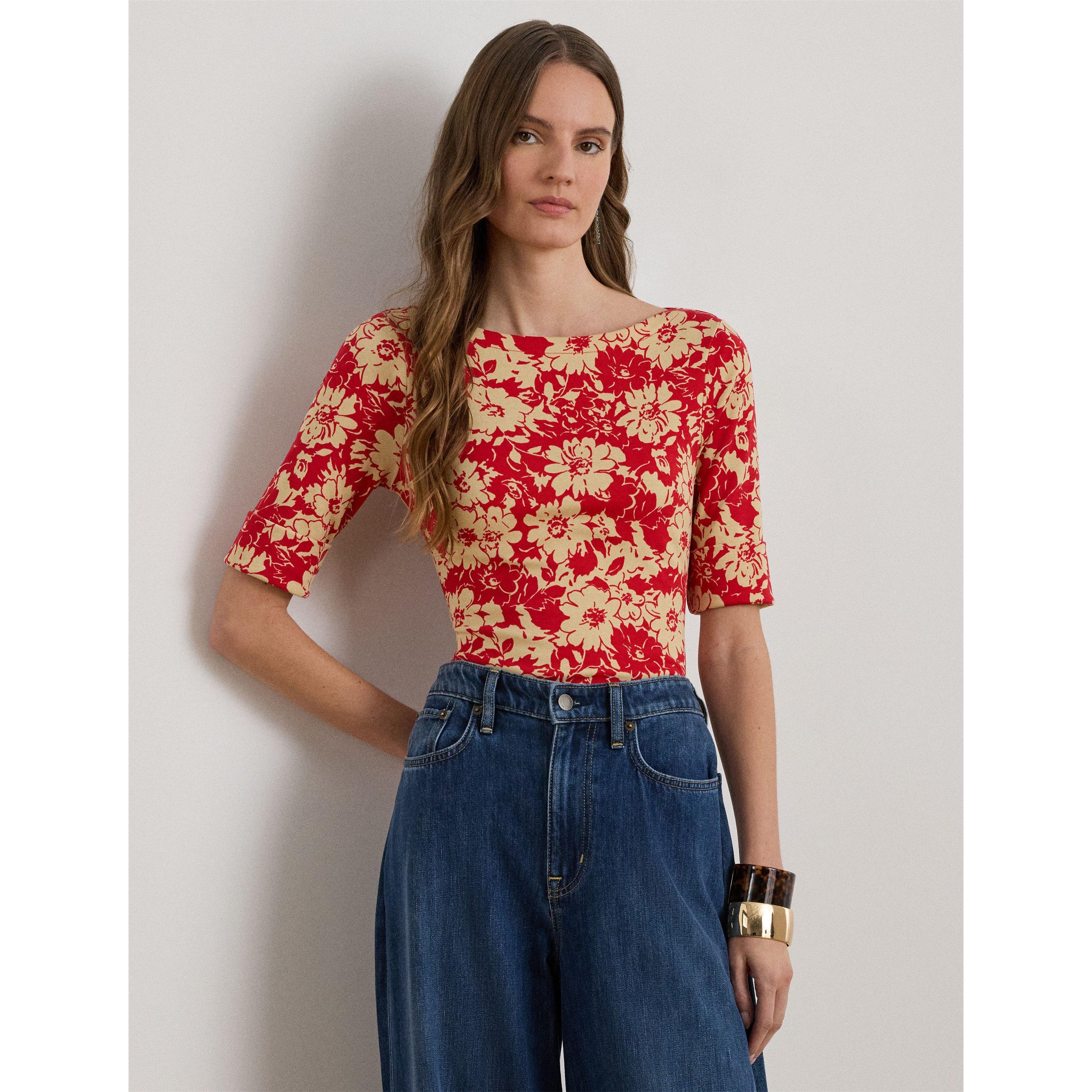 RED/TAN - Lauren by Ralph Lauren - LRL Printed Judy Ld62 - 3