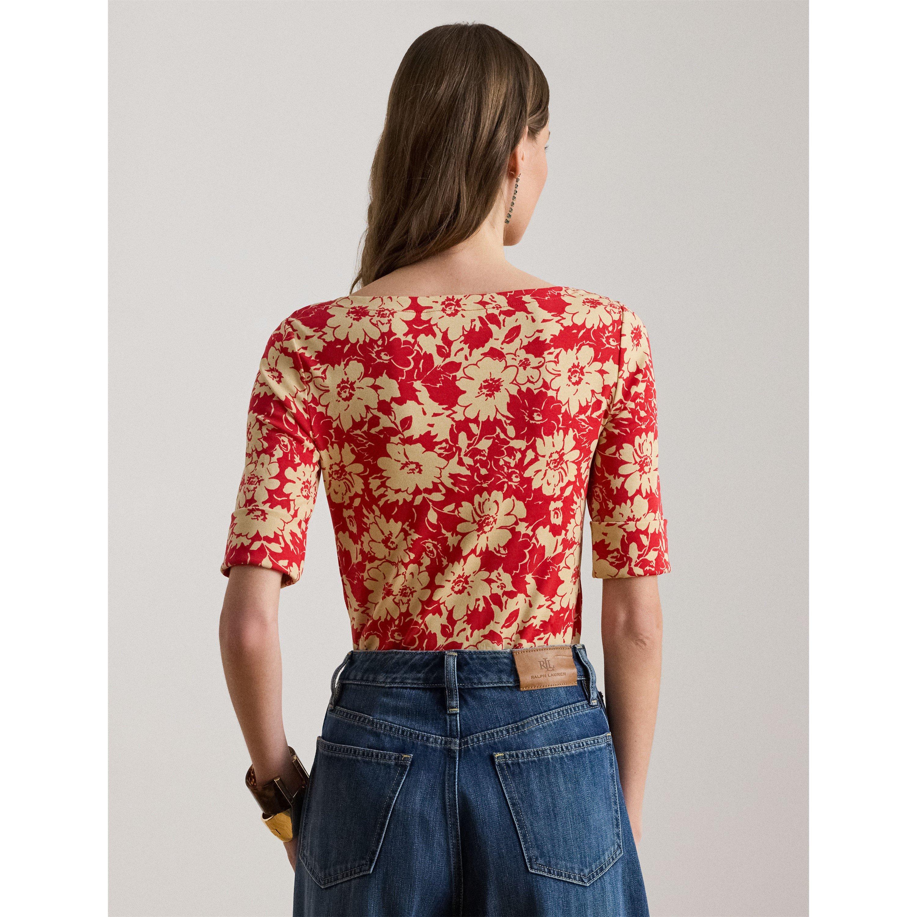 RED/TAN - Lauren by Ralph Lauren - LRL Printed Judy Ld62 - 4