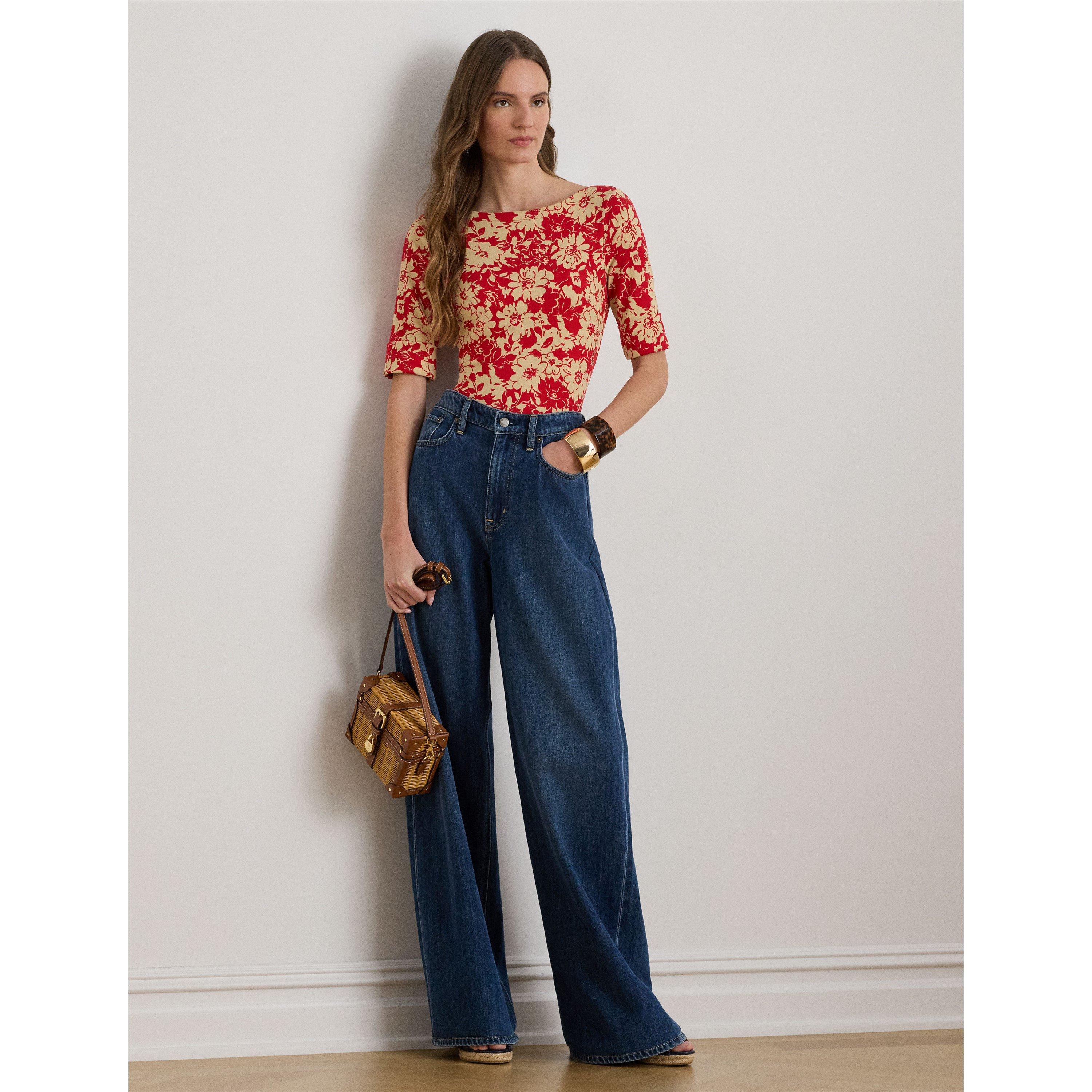 RED/TAN - Lauren by Ralph Lauren - LRL Printed Judy Ld62 - 5