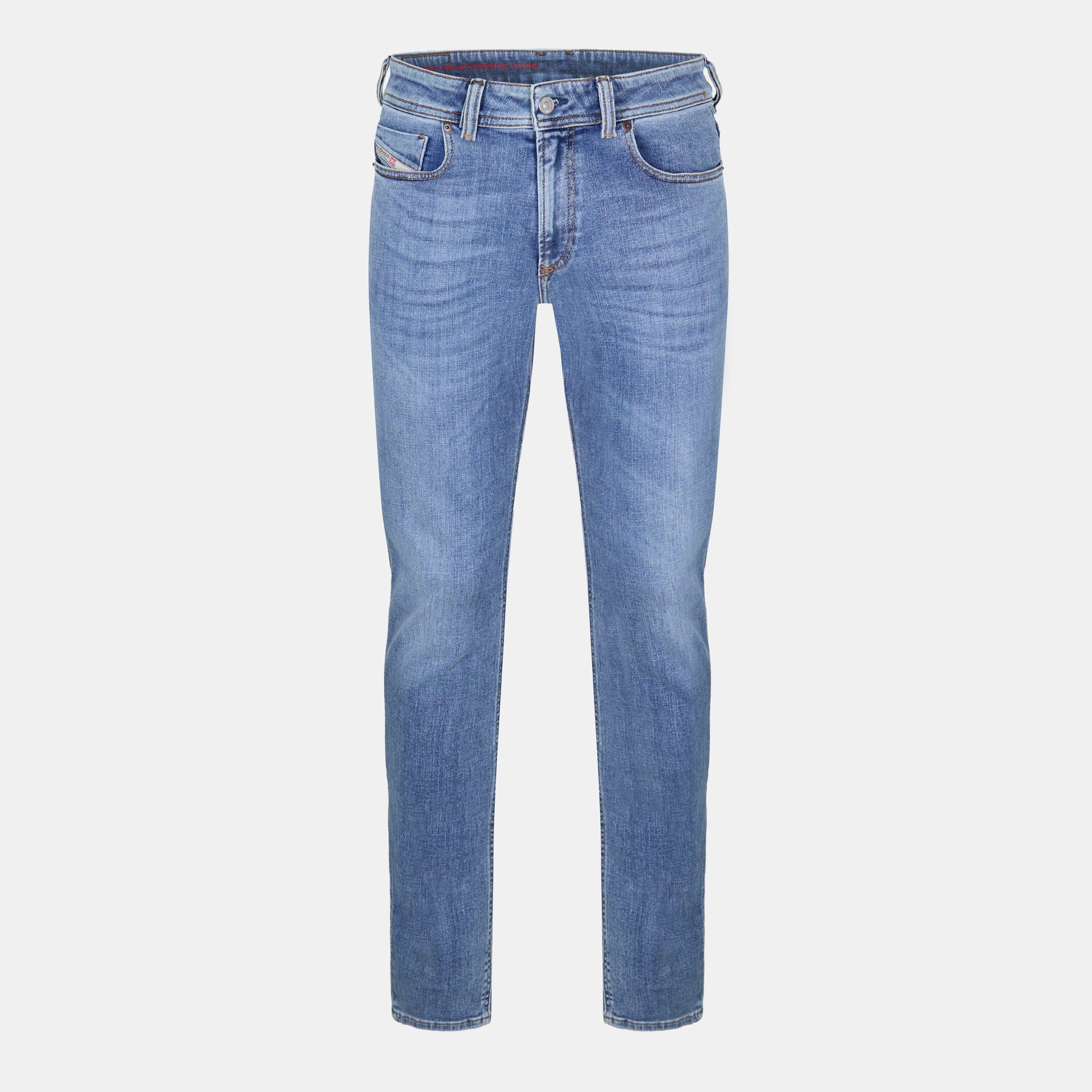 Diesel Men's Sleenker Skinny Jeans - Blue Denim - 28W R