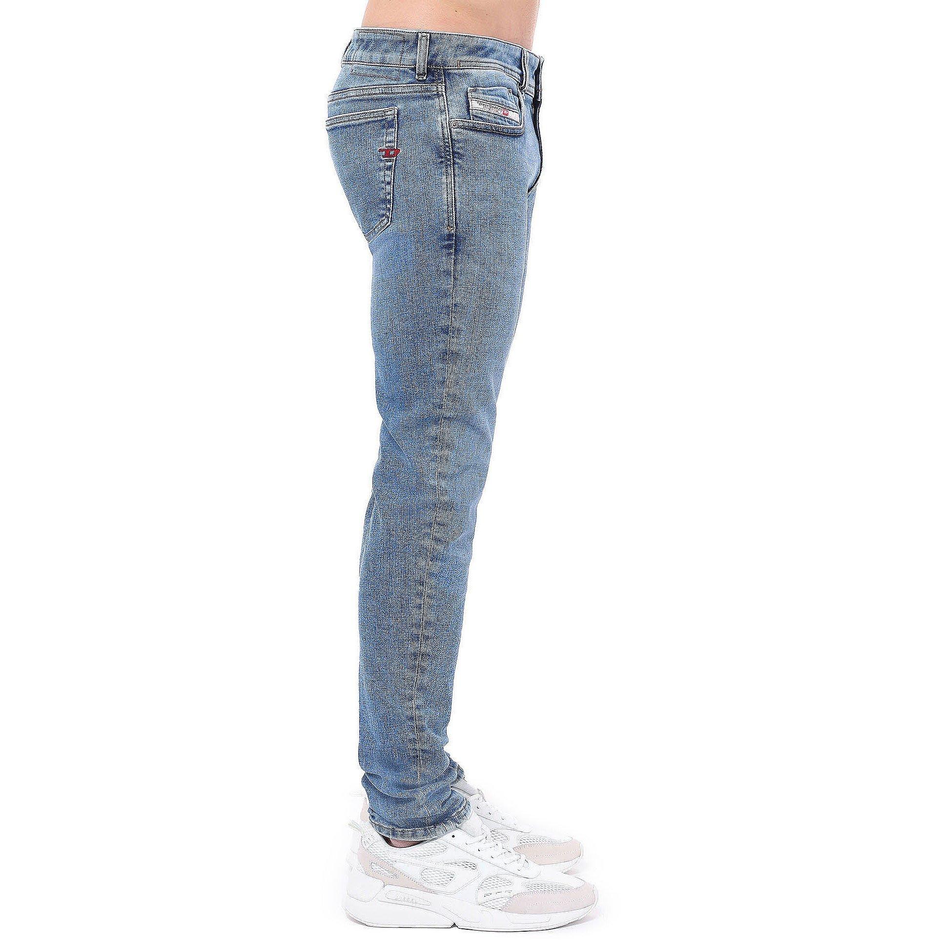 Blue Denim - Diesel - Sleenker Skinny Jeans - 4